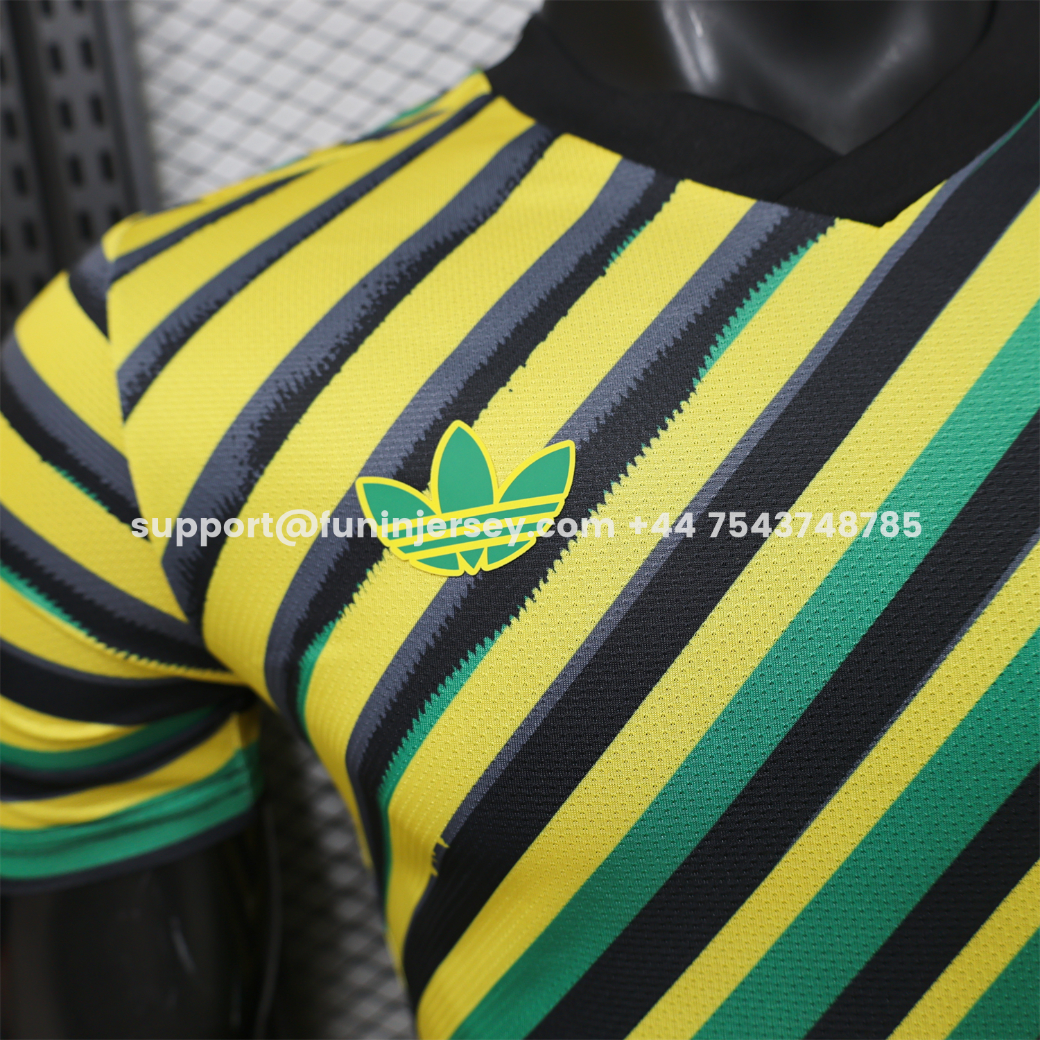 Funinjersey-Jamaica 2026 Yellow-Green Twill Jersey - Player Version