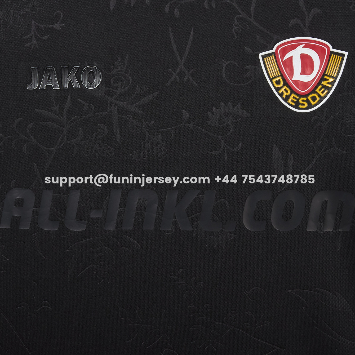 Funinjersey-Dynamo Dresden 25-26 Black Special Jersey - Fans Version