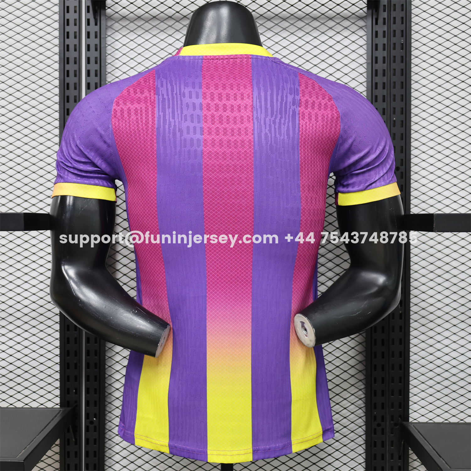 Funinjersey-Barcelona 25-26 Purple Pink And Yellow Special Jersey - Player Version