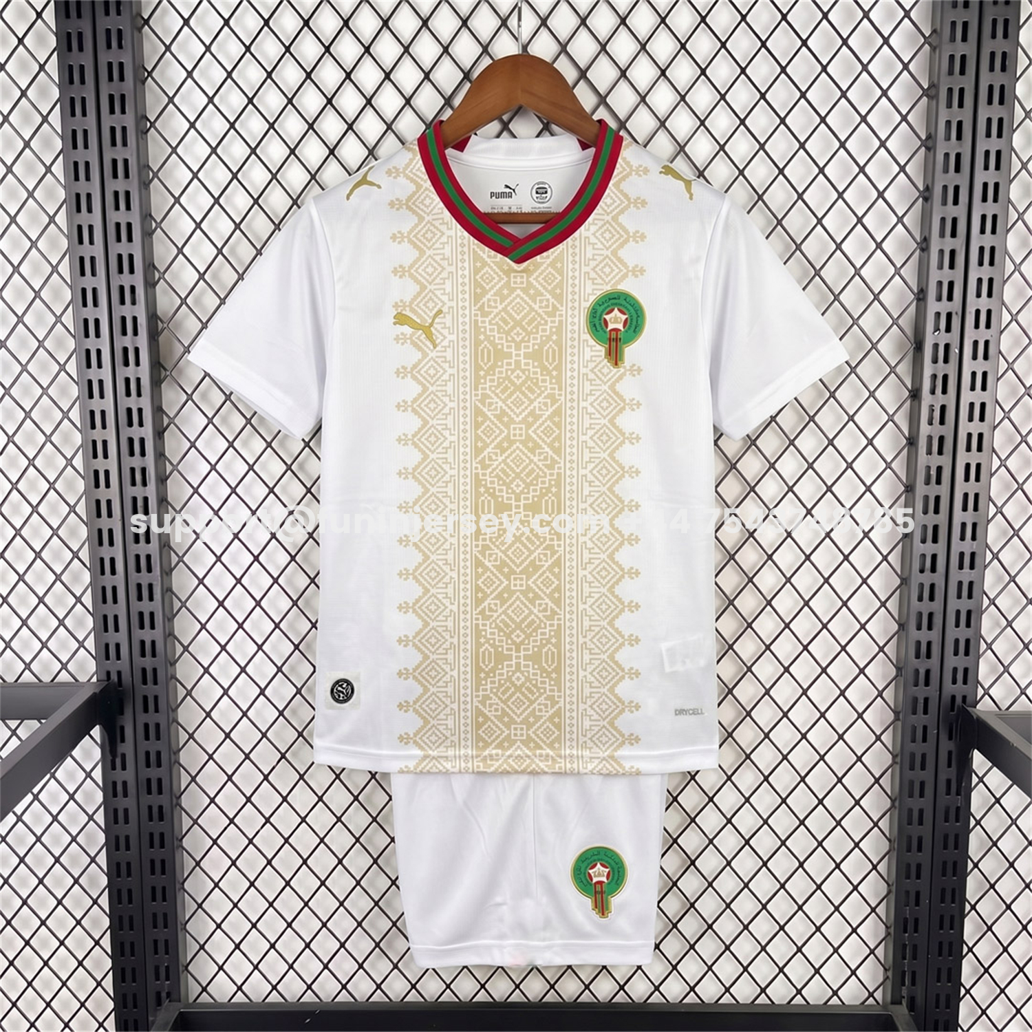 Funinjersey-Morocco 2026 Away Kids Kit