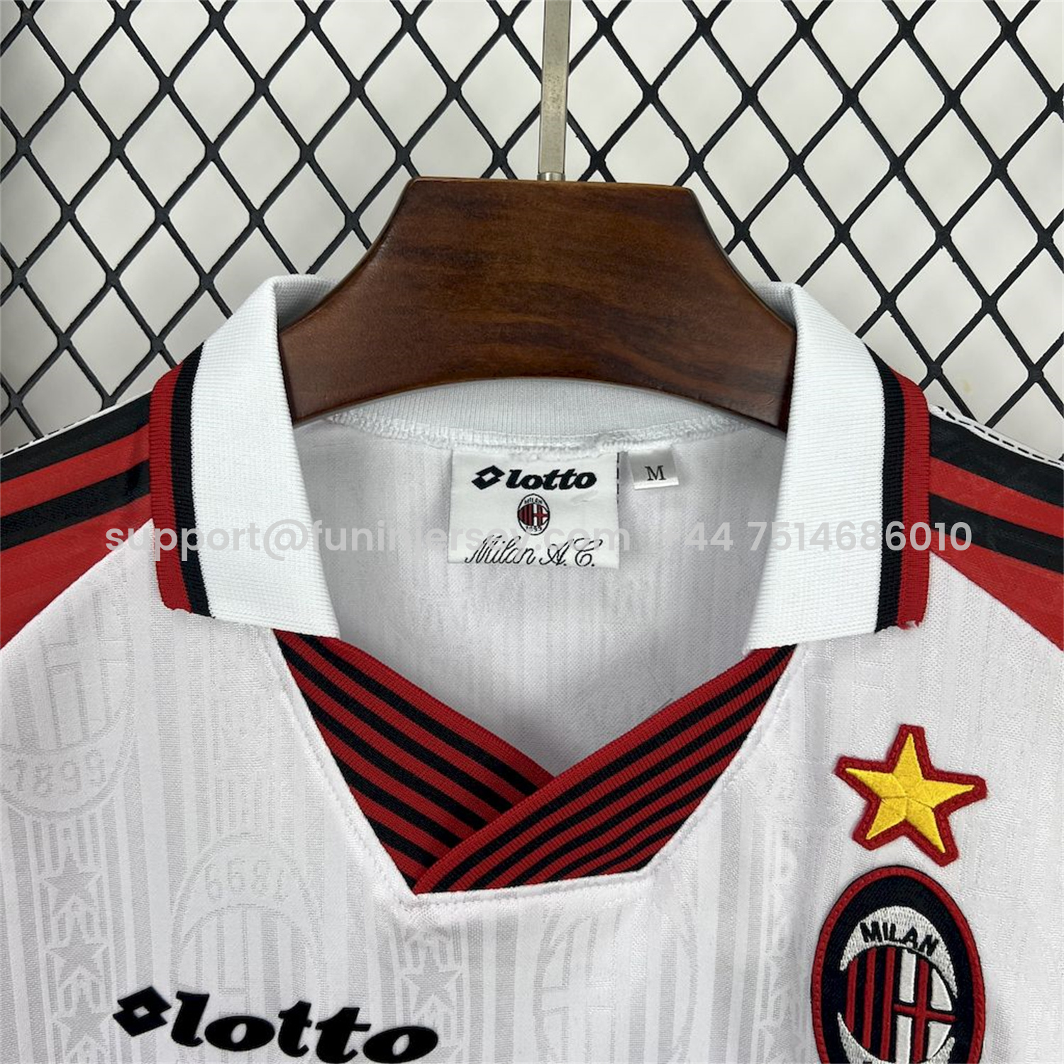 Funinjersey-Retro AC Milan 1997-98 White Special Jersey