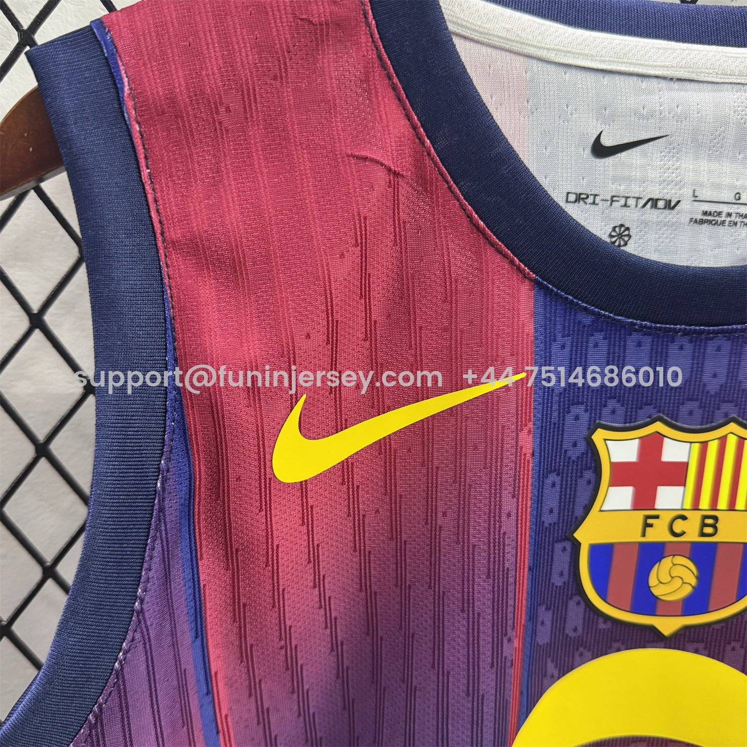 Funinjersey-Women's Barcelona 25-26 Home Center Logo Yoga Vest