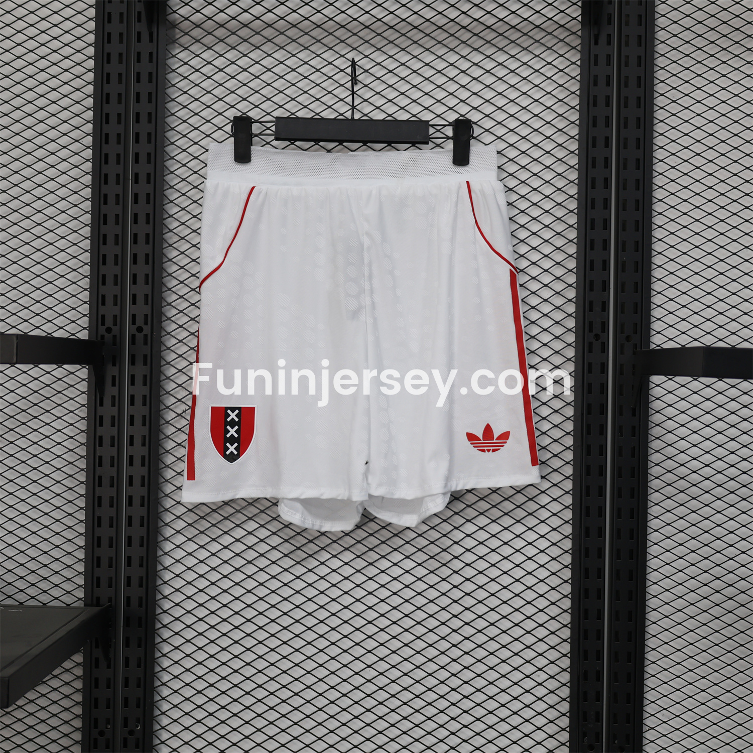 Funinjersey-Ajax 2025 125-Year Anniversary Shorts - Player Version
