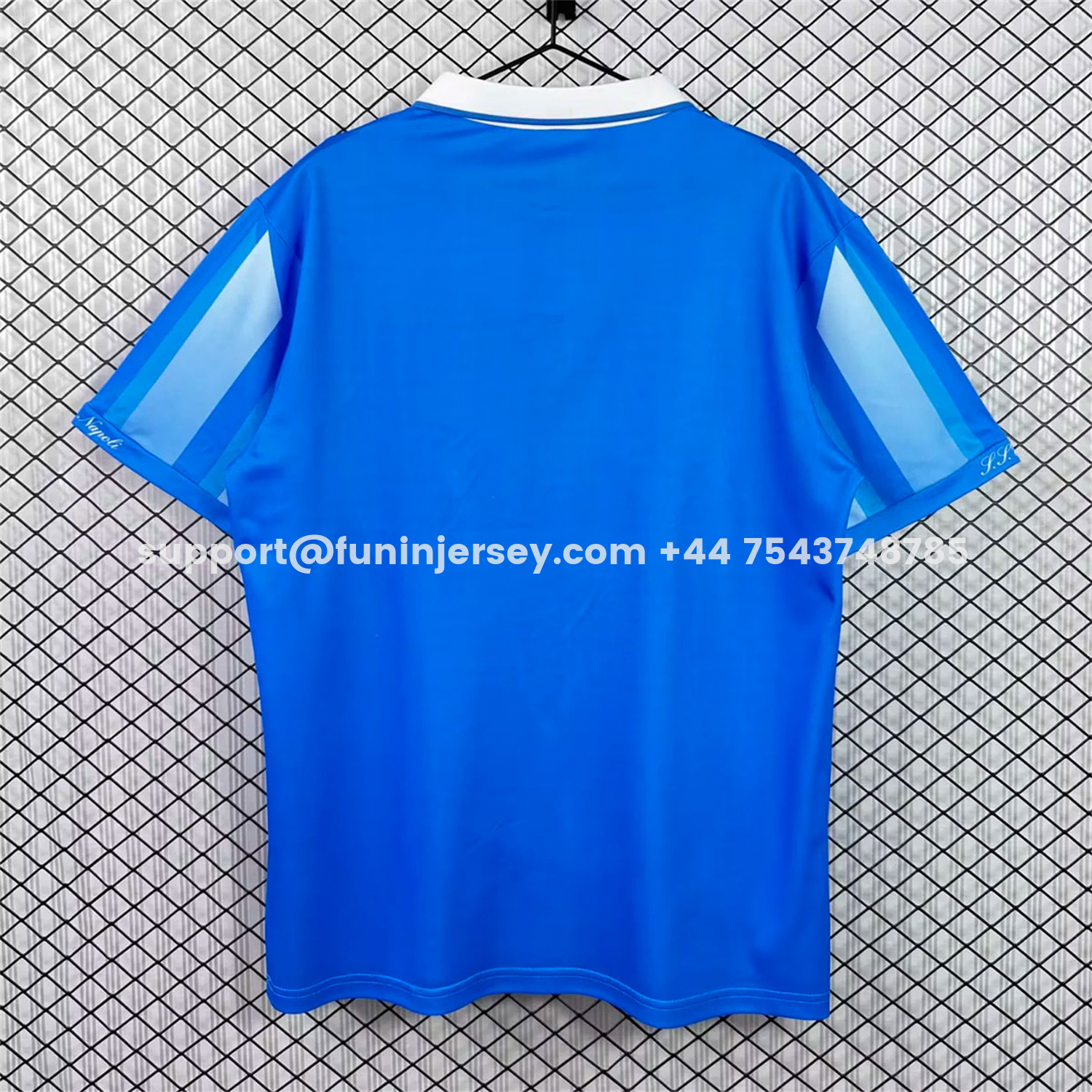 Funinjersey-Retro Napoli 1996-97 Home Blue Jersey