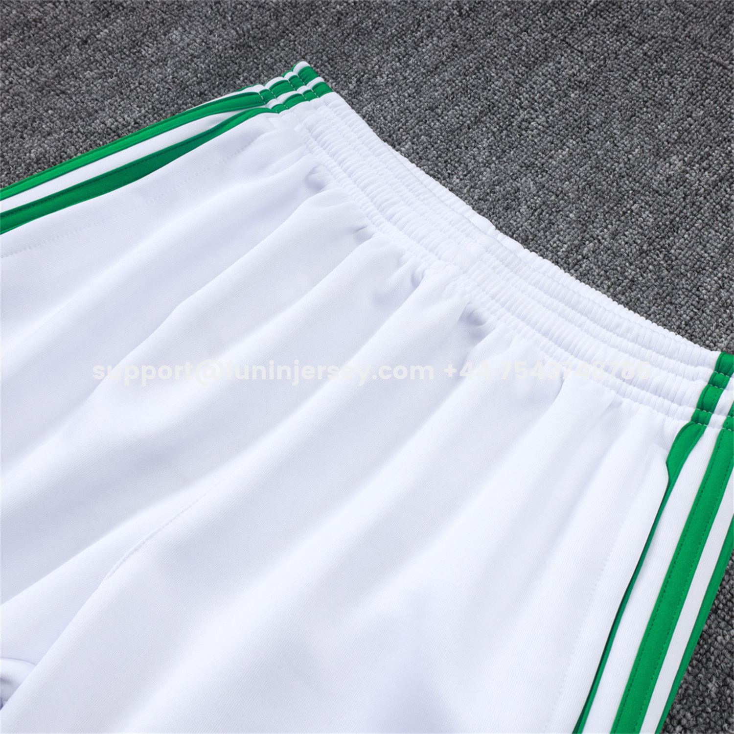 Funinjersey-Senegal 2026 Jacket Training Tracksuit - White With Green Jackets & Pants