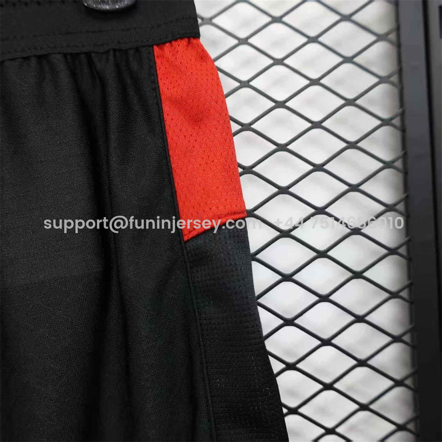 Funinjersey-AC Milan 25-26 Home Black Shorts - Player Version