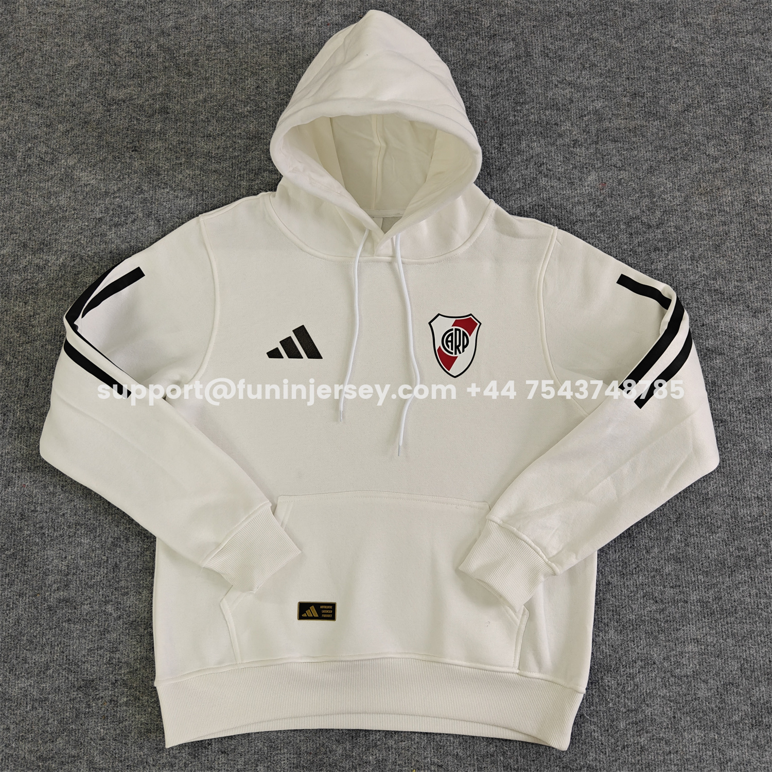 Funinjersey-River Plate 25-26 Home Unisex Pullover Hoodie