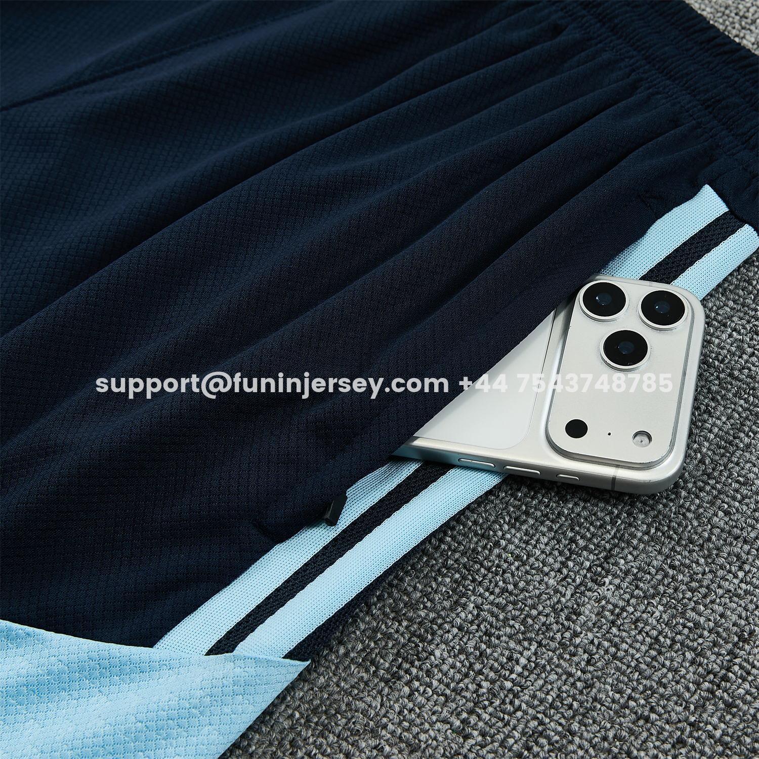 Funinjersey-Argentina 2026 Vest Training Set - Light Blue Top & Dark Blue Pants