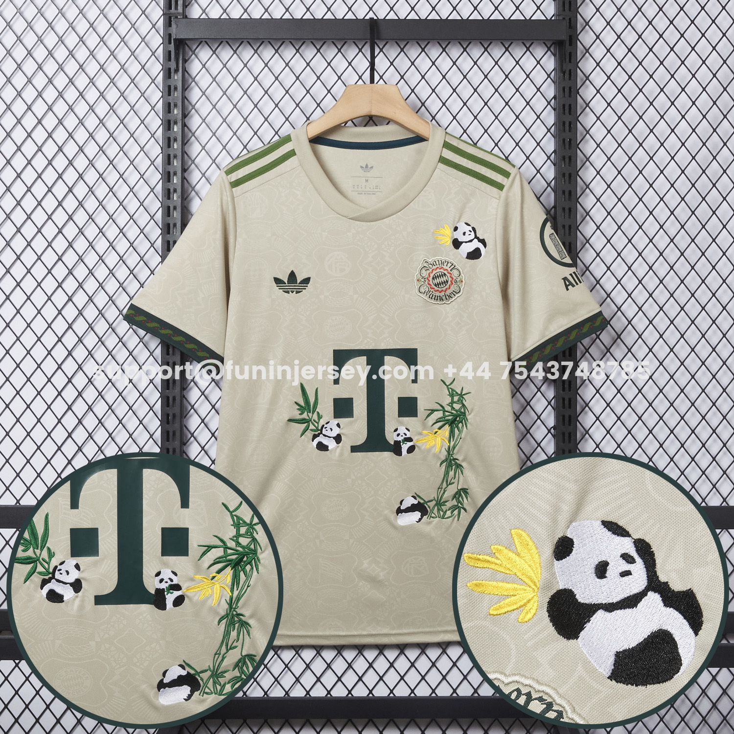 Funinjersey-【Panda Bamboo Embroidered Version】Bayern Munich 25-26 Oktoberfest Jersey - Fans Version