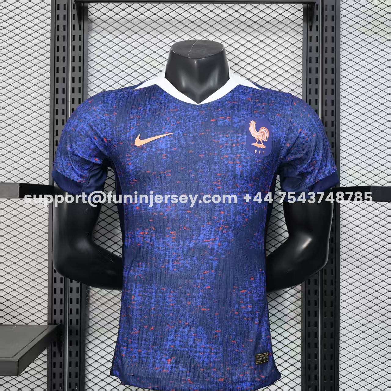 Funinjersey-France 2025 Women's Team Home Jersey - Men's Player Version