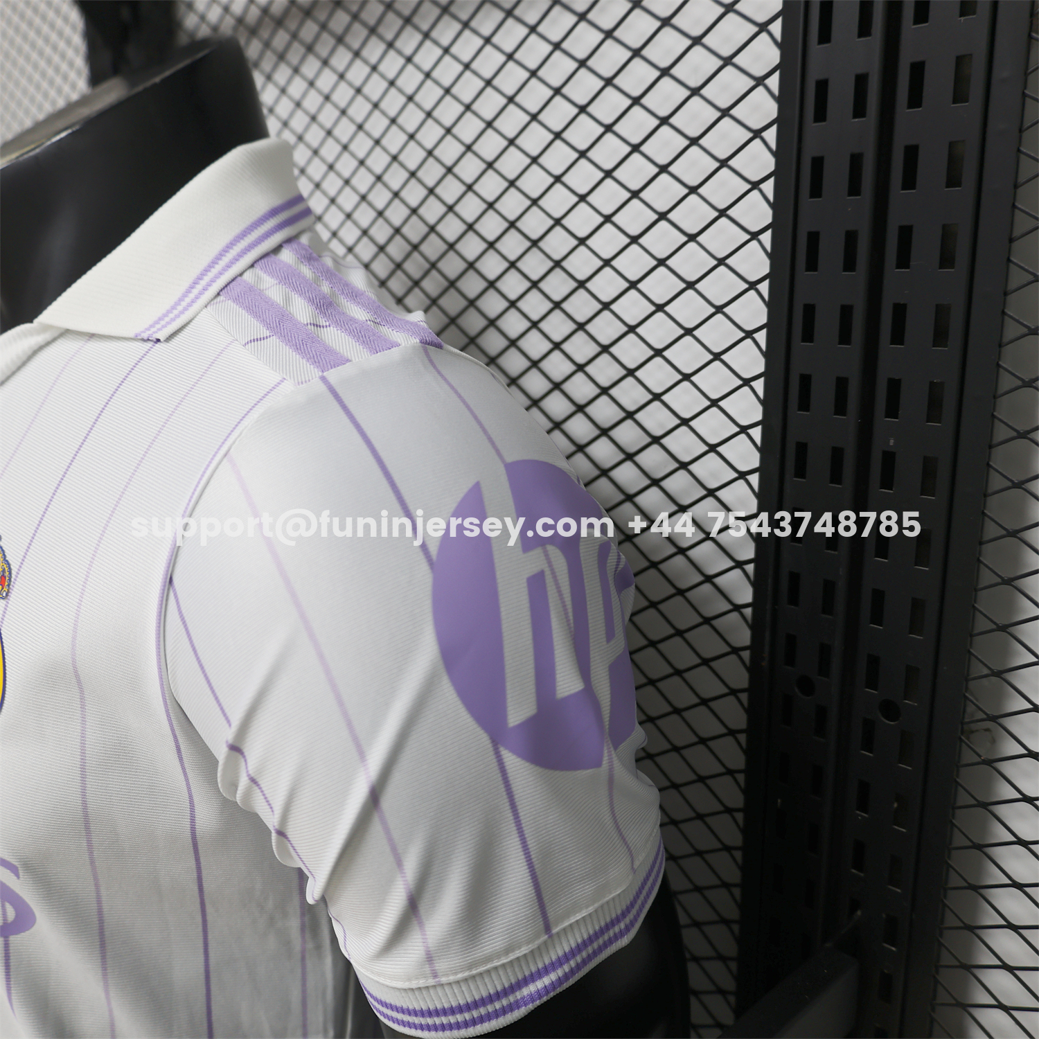 Funinjersey-Real Madrid 25-26 Retro Style White Polo Jersey - Player Version