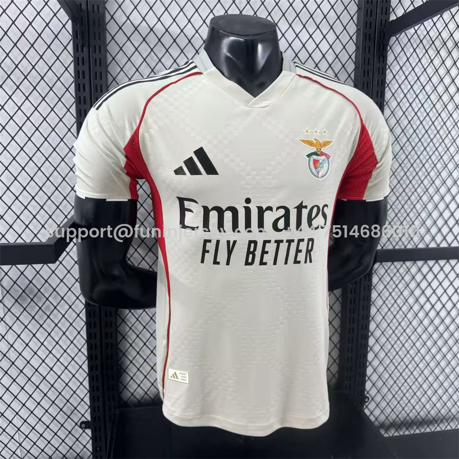 Funinjersey-Benfica 25-26 Away Jersey - Player Version