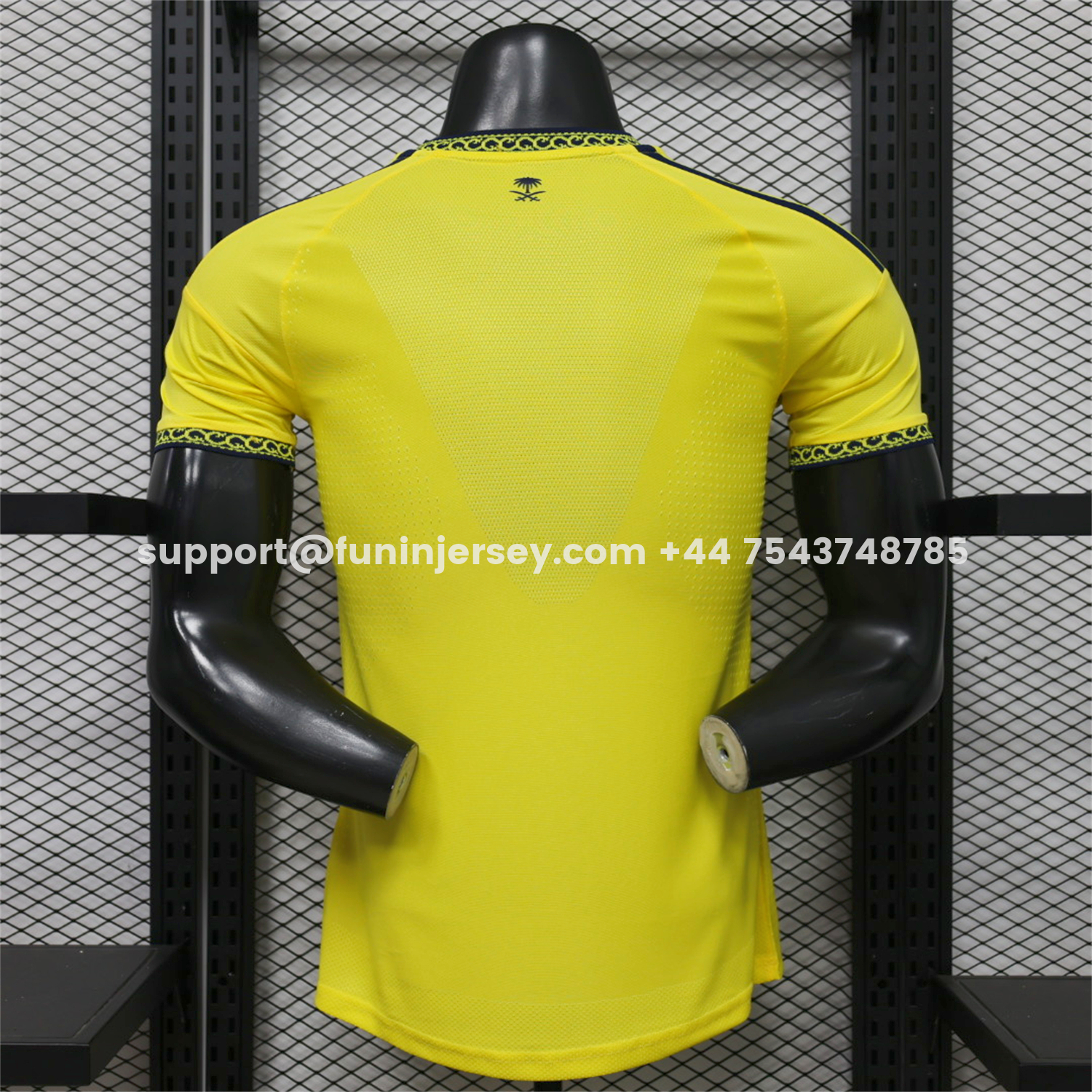 Funinjersey-Al Nassr Riyadh Victory 26-27 Home Jersey With Sponsors - Player Version