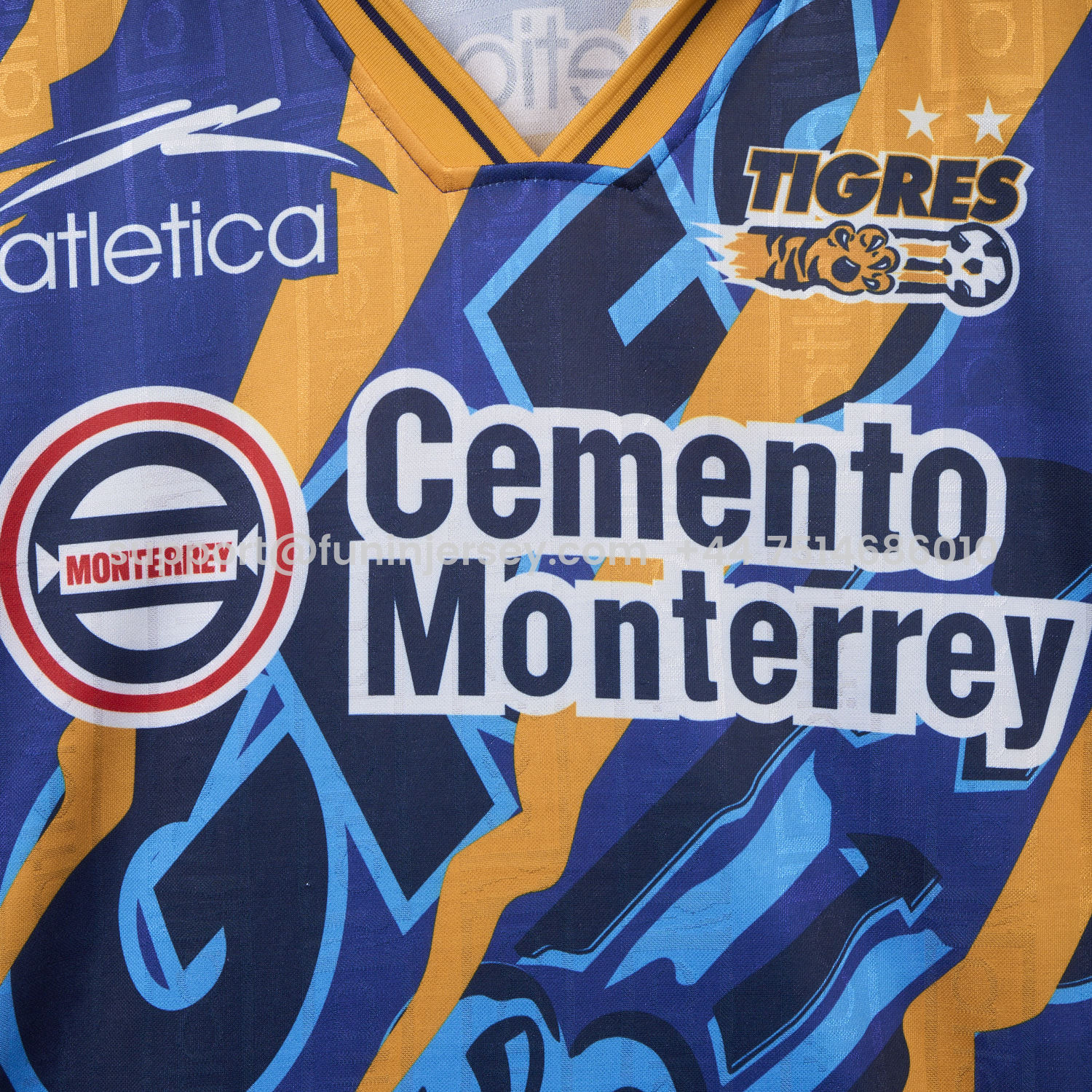 Funinjersey-Retro Tigres UANL 1997-98 Away Jersey