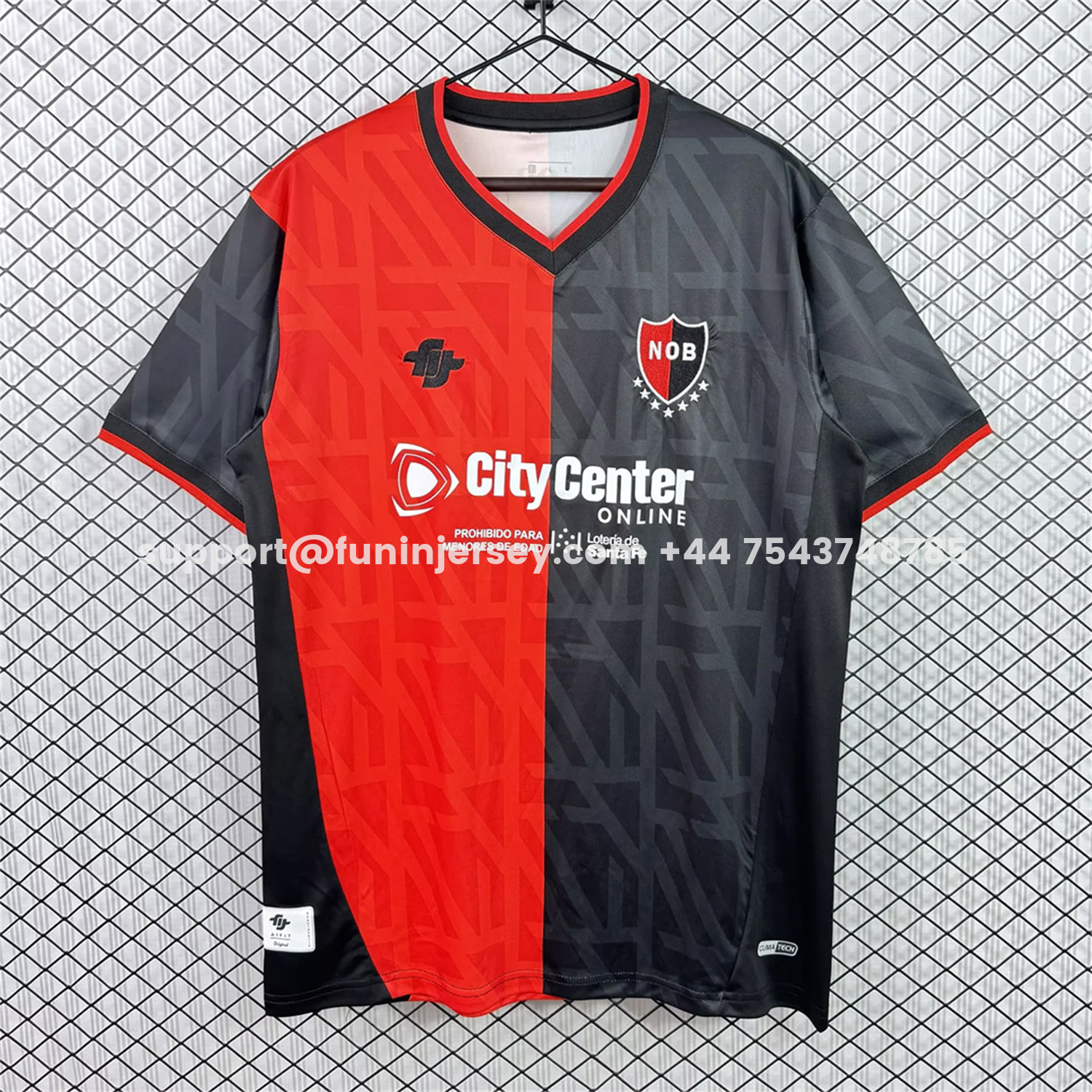 Funinjersey-Newell's Old Boys 26-27 Home Jersey - Fans Version