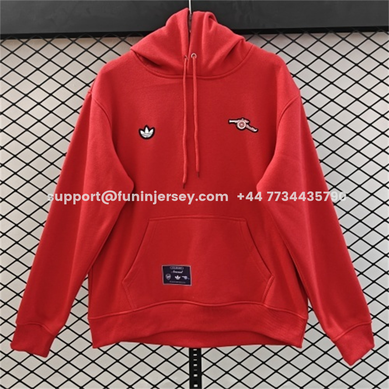 Funinjersey-Arsenal 25-26 Originals Terrace Icon Unisex Pullover Hoodie