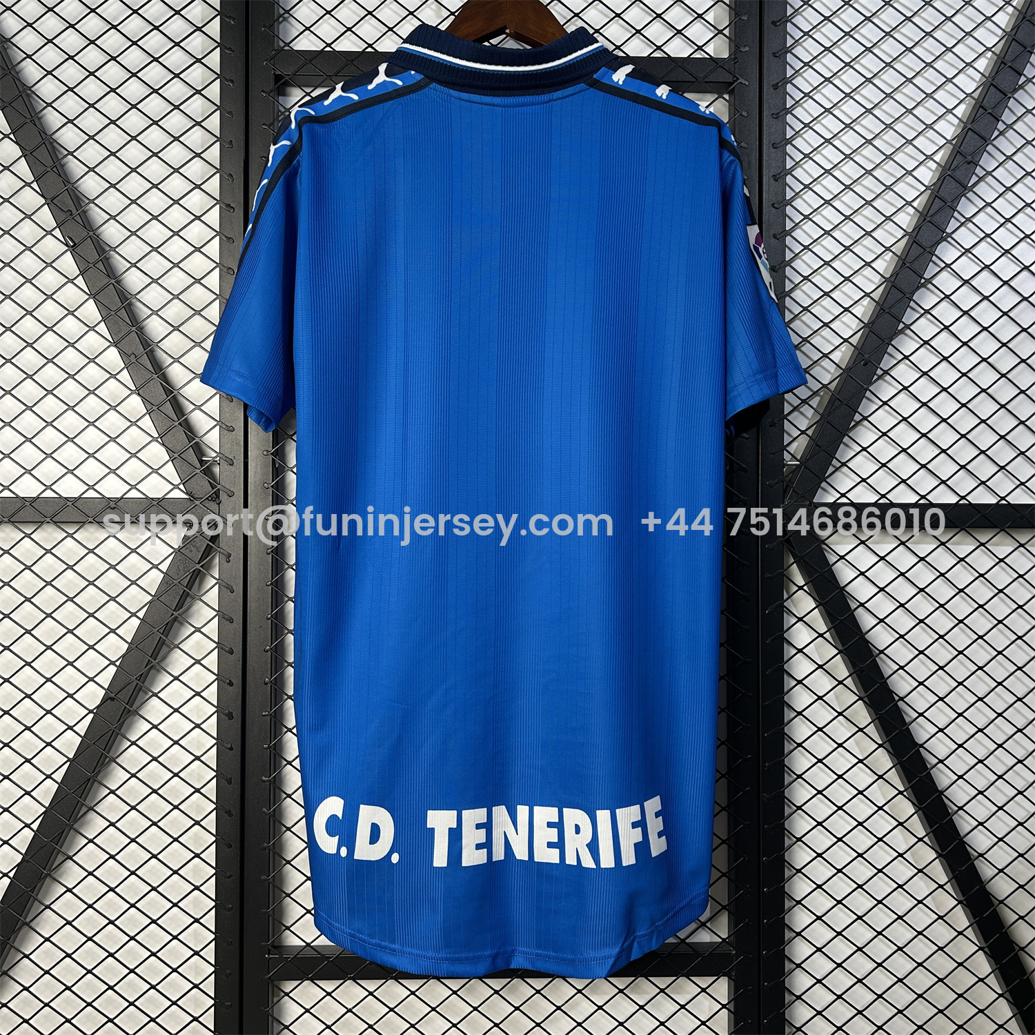 Funinjersey-Retro Tenerife 1998-99 75th Away Jersey