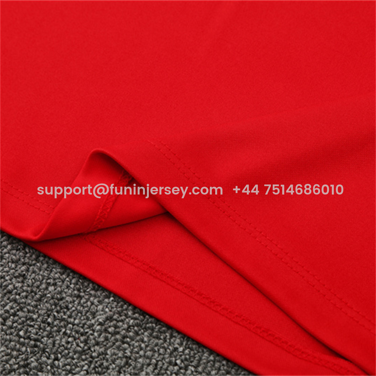 Funinjersey-Liver.pool 25-26 Long Sleeve Training Set - Red Top & Black Pants