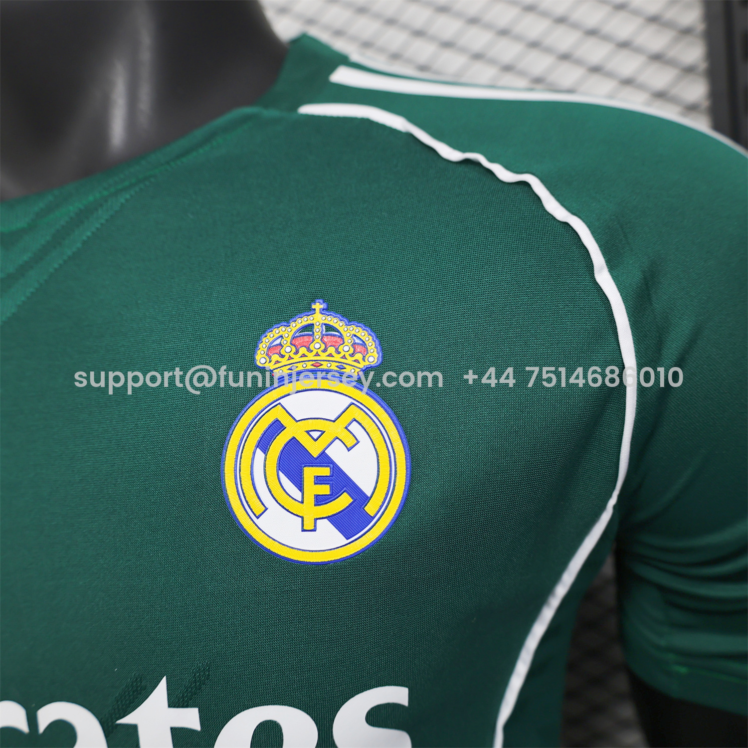 Funinjersey-Real Madrid 25-26 Green With White Lines Special Jersey - Player Version