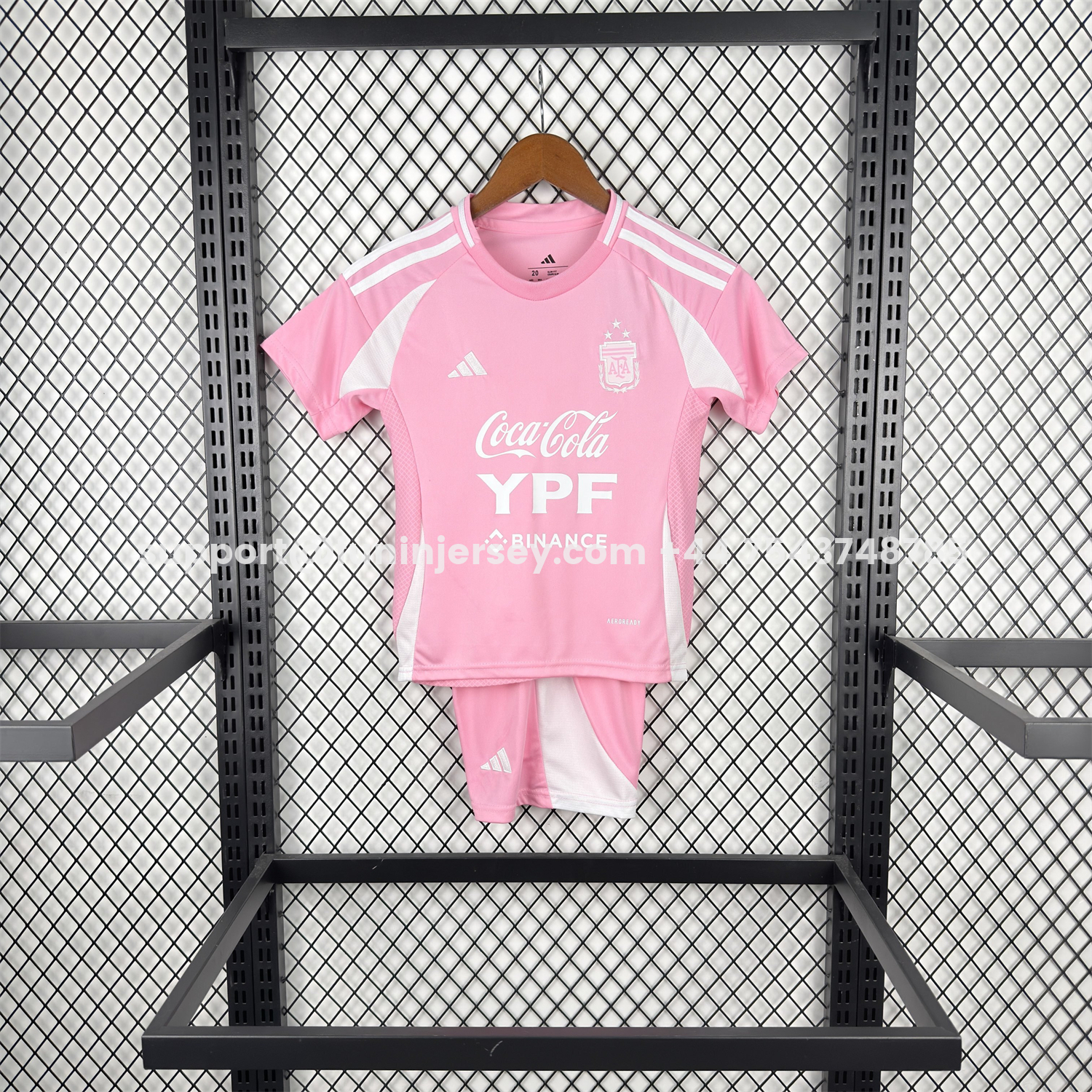 Funinjersey-Argentina 2026 Pink Special Kids Kit