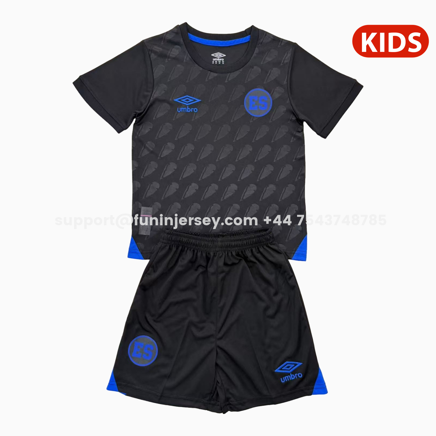 Funinjersey-El Salvador 25-26 Third Kids Kit