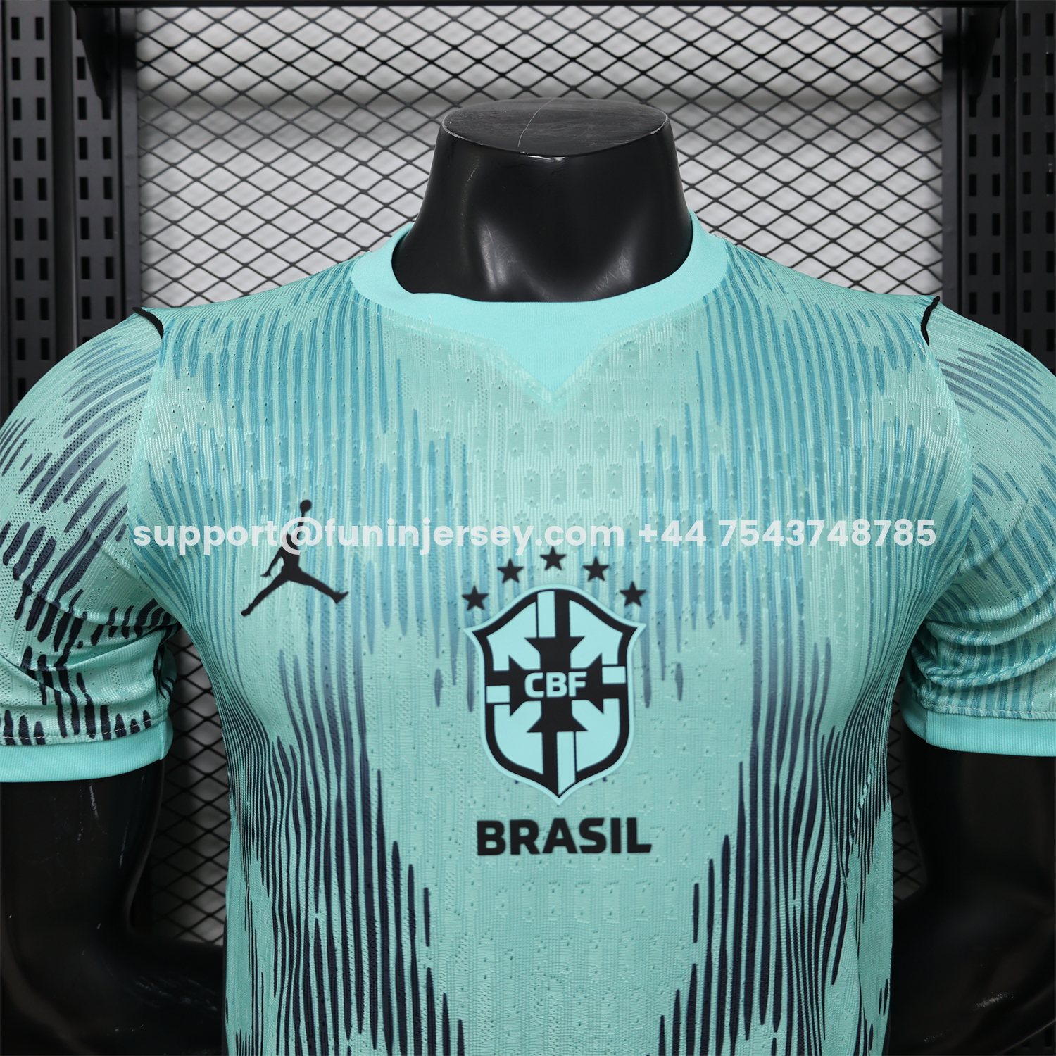 Funinjersey-Brazil 2026 Mint Green Goalkeeper Jersey - Player Version