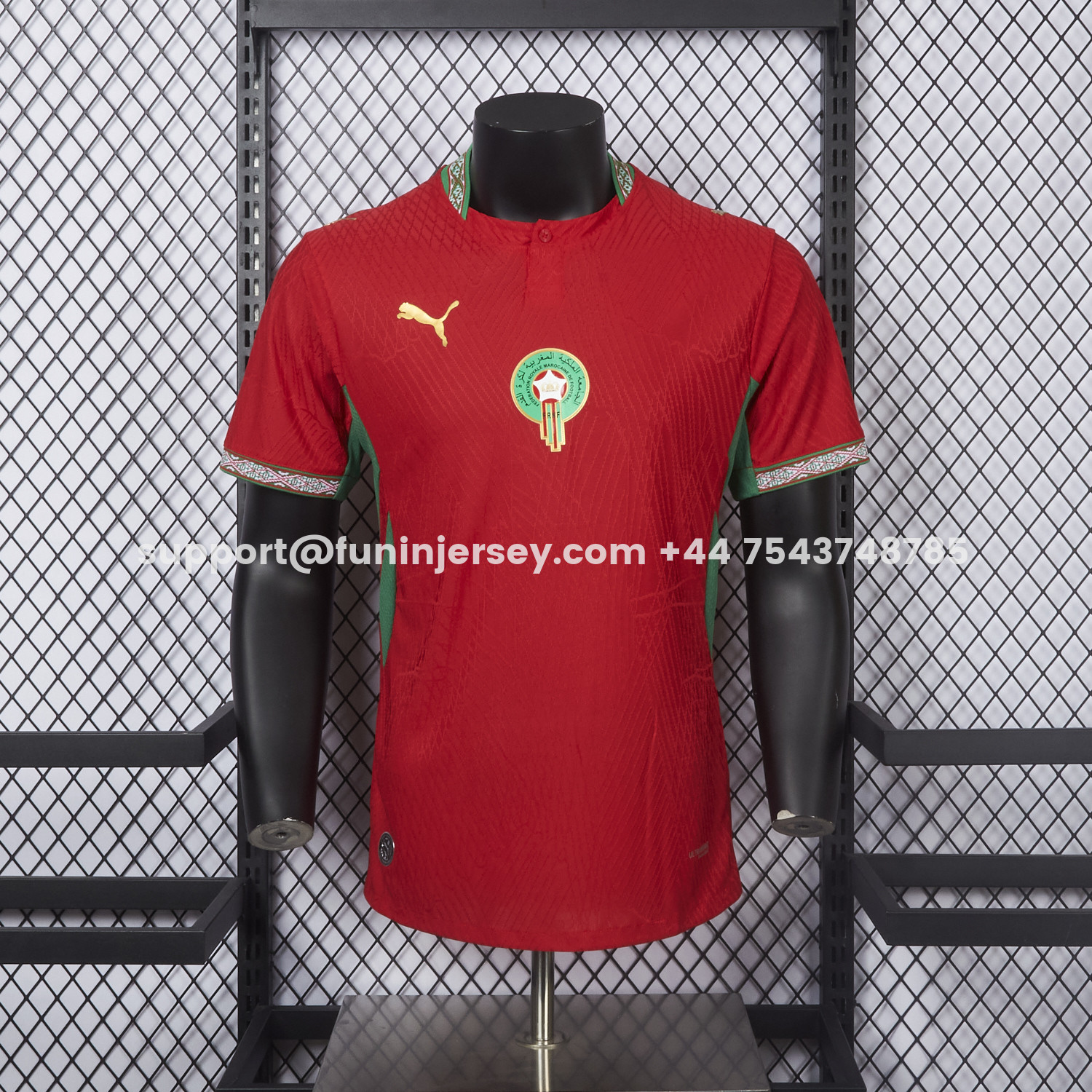 Funinjersey-Morocco 2026 Home Jersey - Player Version