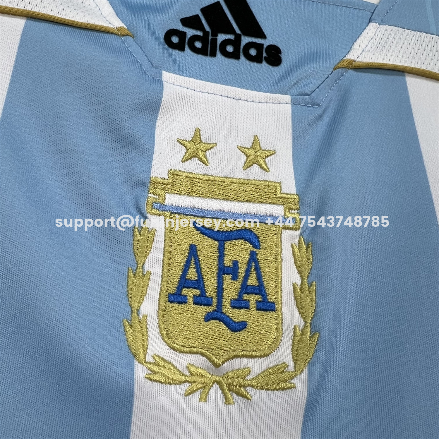 FUN-Funinjersey-Argentina 2026 Hip-Hop Blue White Special Jersey - Fans Version
