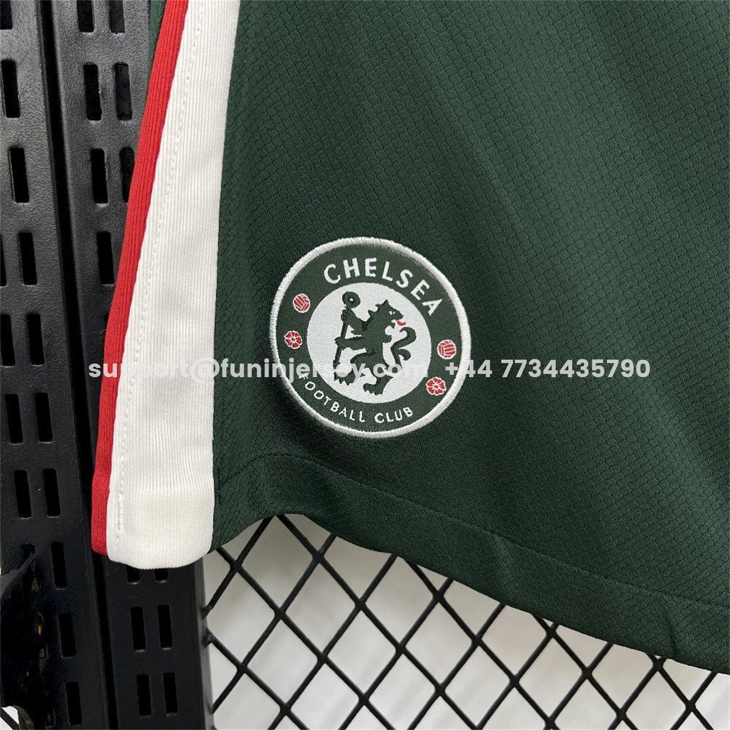 Funinjersey-C.H.E.L.S.E.A 25-26 Away Green Shorts - Fans Version