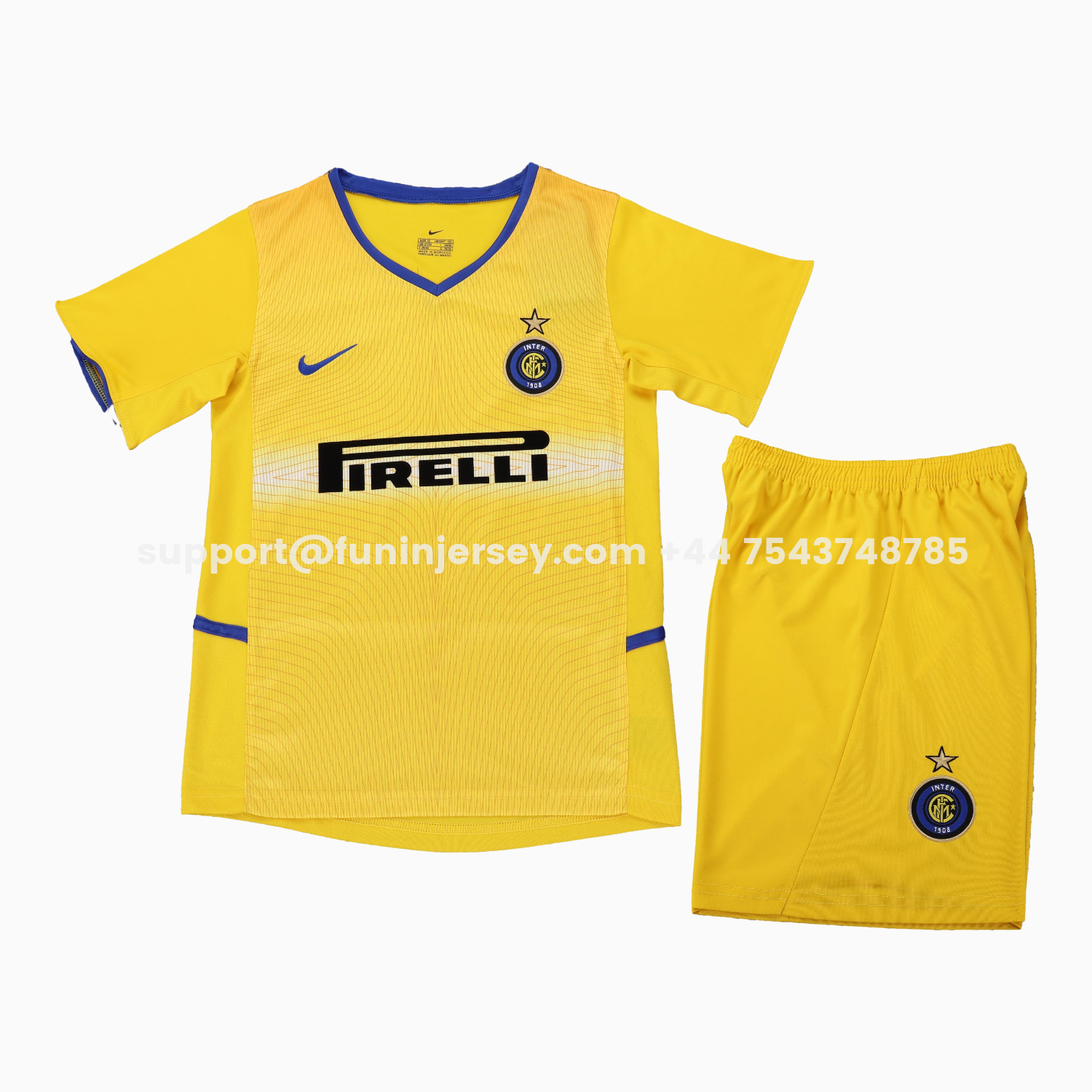 Funinjersey-Retro Inter Milan 2002-03 Third Kids Kit