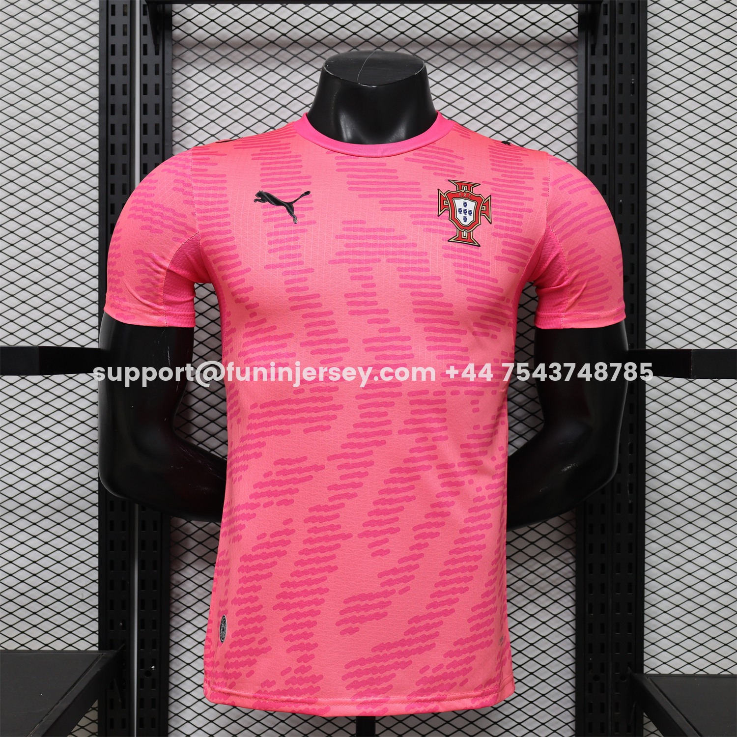 Funinjersey-Portugal 2026 Pink Special Jersey - Player Version