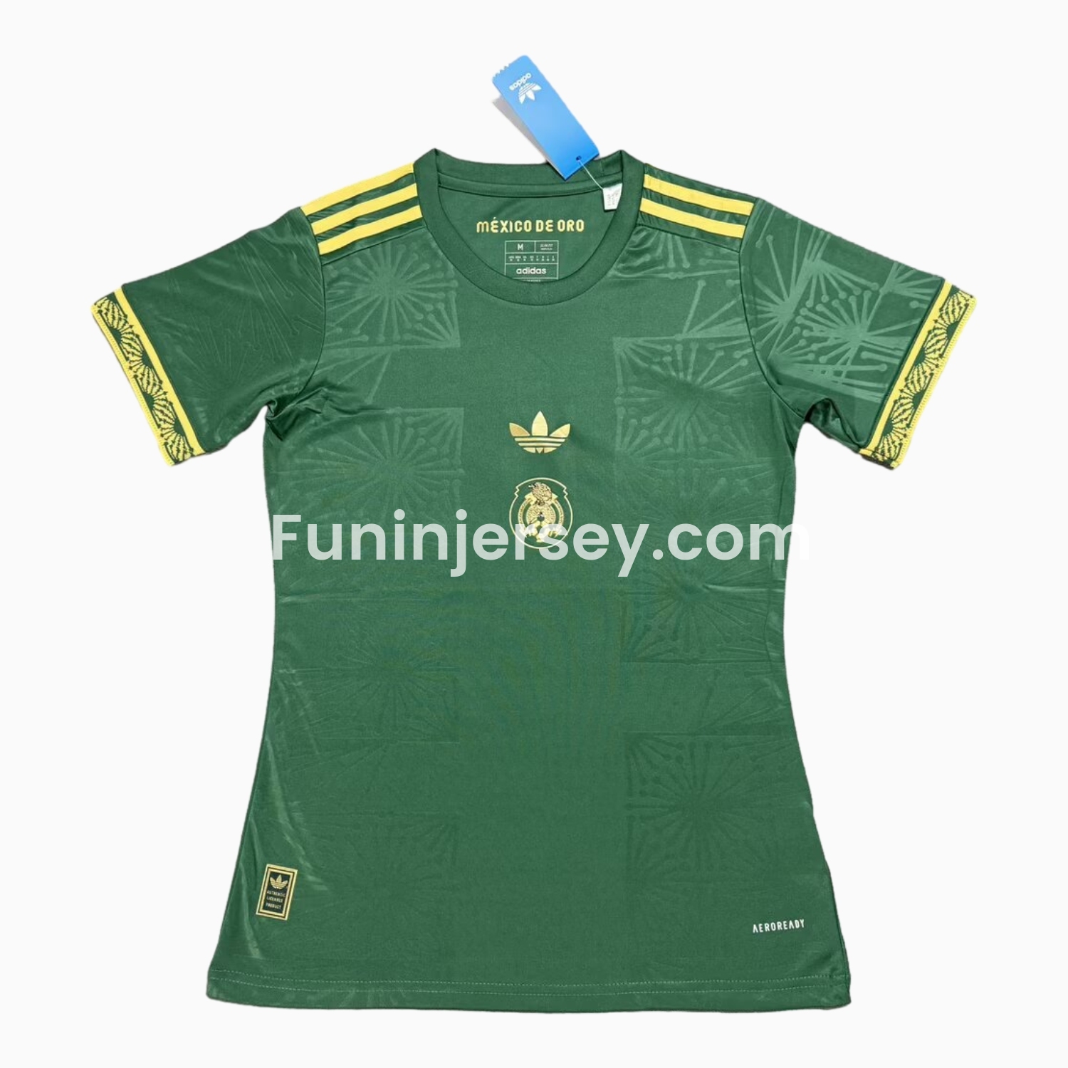 Funinjersey-Women's Mexico 2025 Gold Cup Green Special Edition Jersey