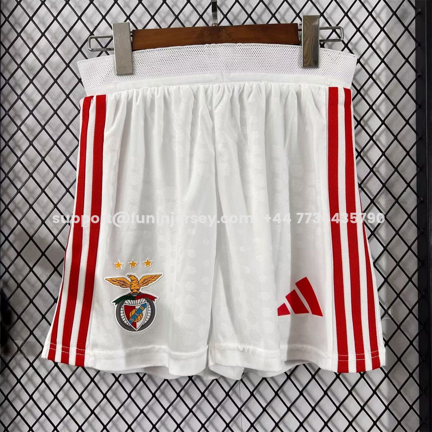 Funinjersey-Benfica 25-26 Home White Shorts - Player Version
