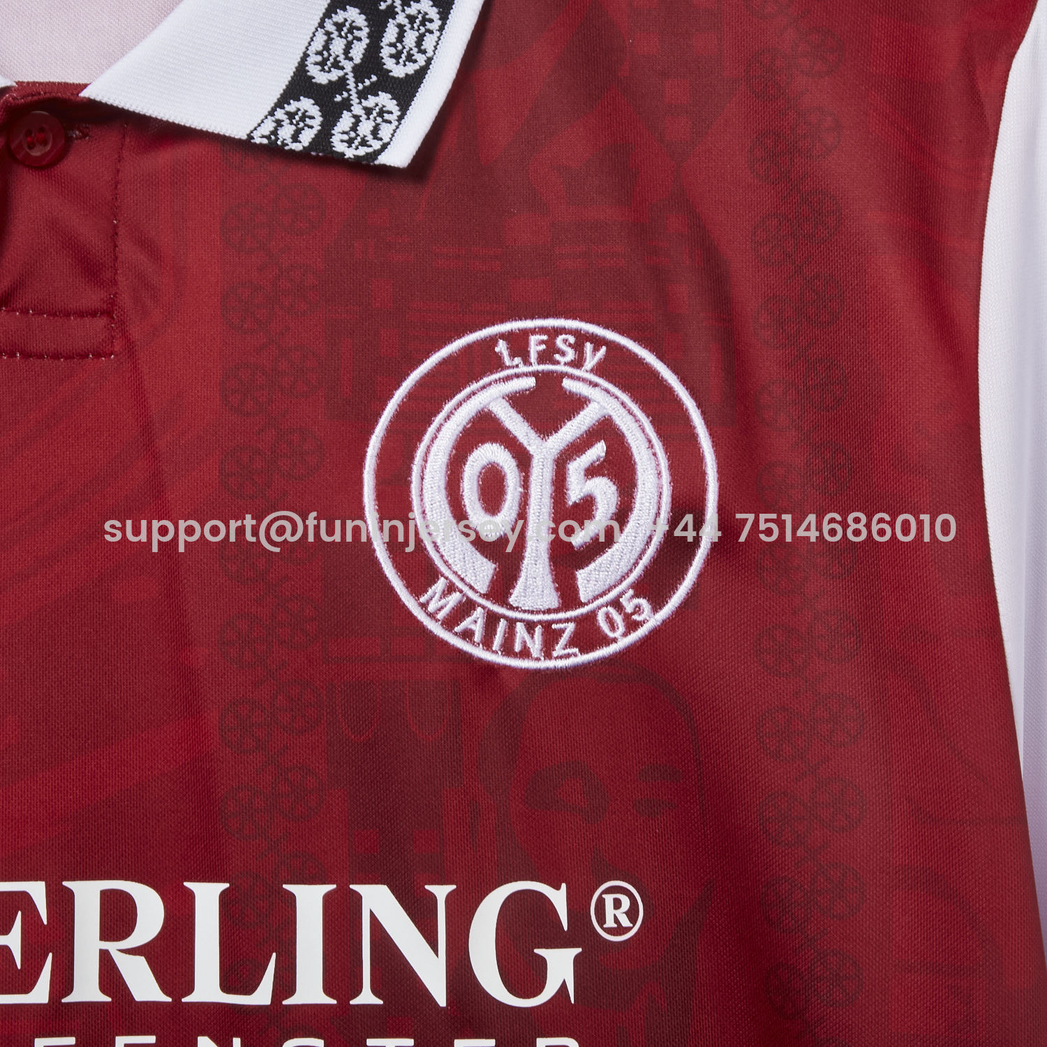 Funinjersey-Mainz 25-26 Red Special POLO Jersey - Fans Version