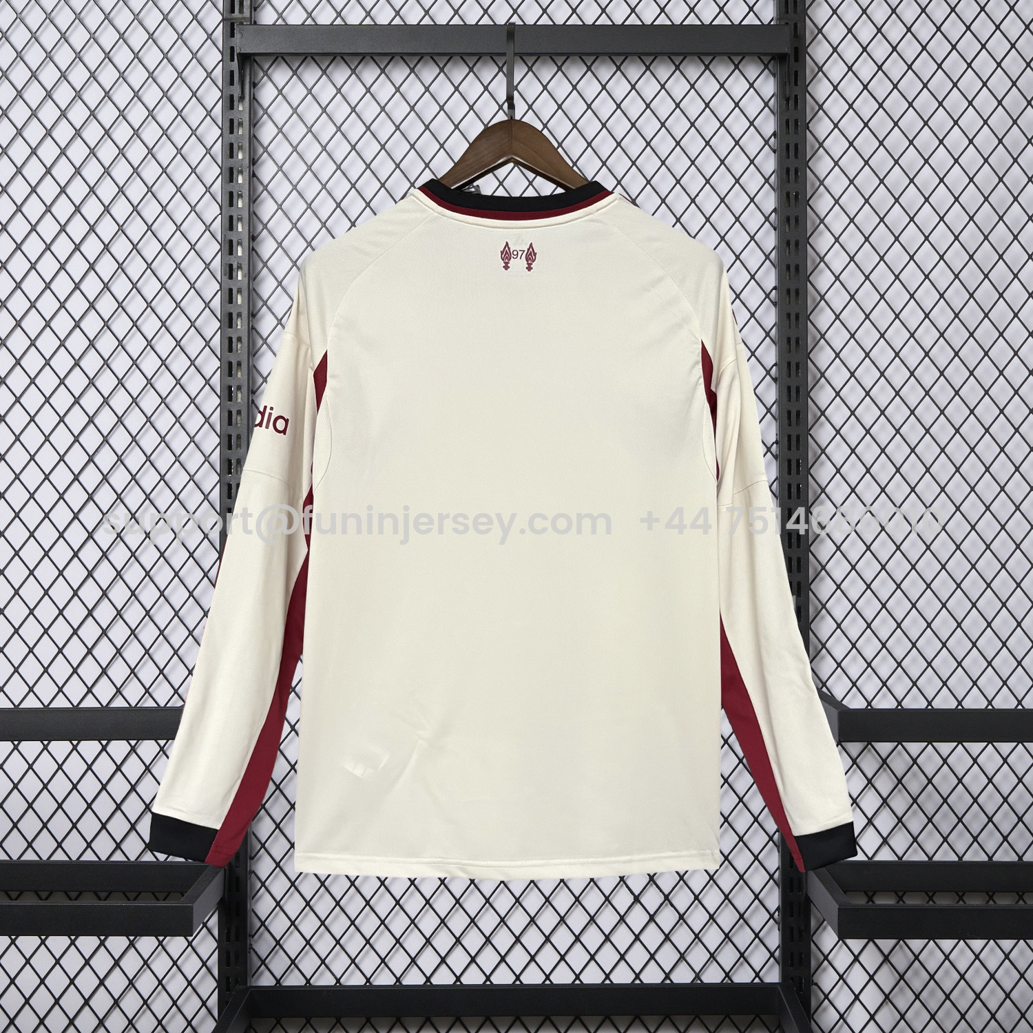 Funinjersey-Liver.pool 25-26 Away Long Sleeves Jersey - Fans Version
