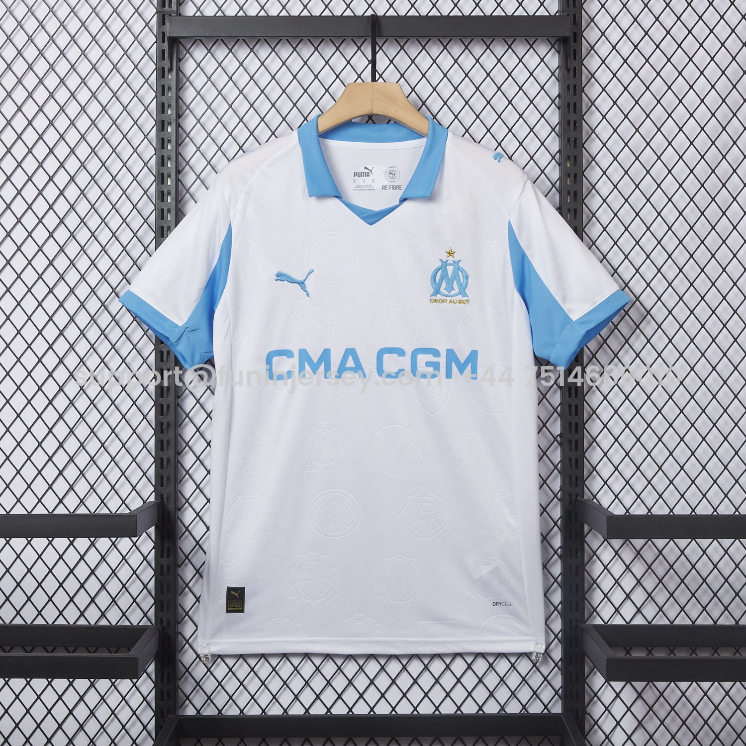 Funinjersey-Marseille 25-26 Home Jersey - Fans Version