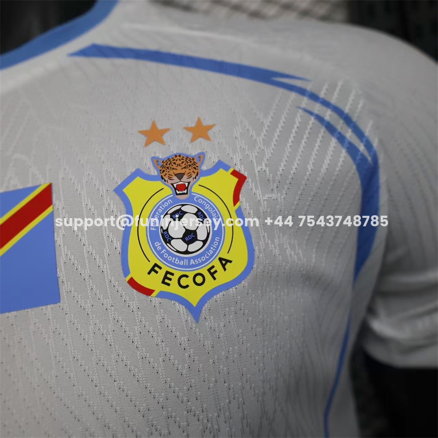 Funinjersey-Congo 2026 Away White Jersey - Player Version