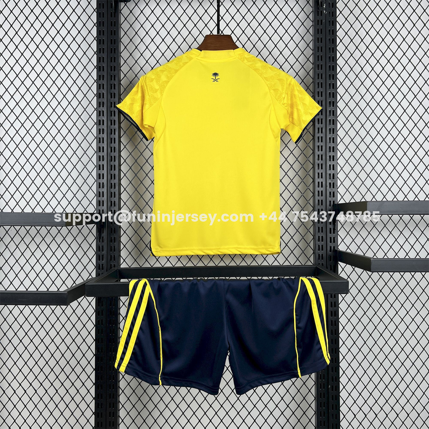 Funinjersey-Al Nassr Riyadh Victory 25-26 Home Kids Kit