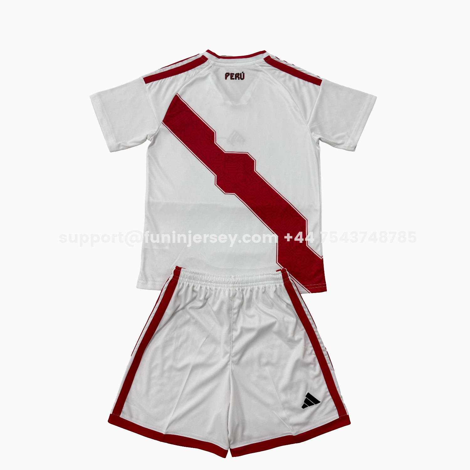 Funinjersey-Peru 2026 Home Men's Adult Jersey Set - Fans Version