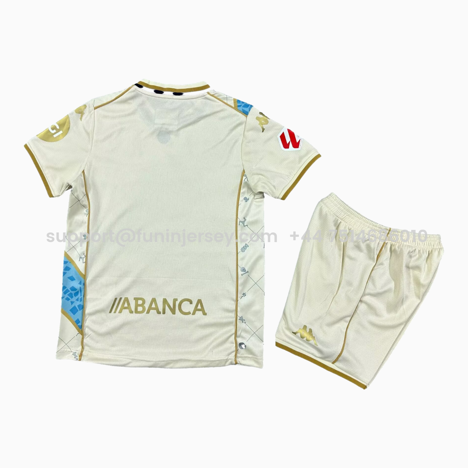 Funinjersey-Deportivo de La Coruña 25-26 Third White Kids Kit