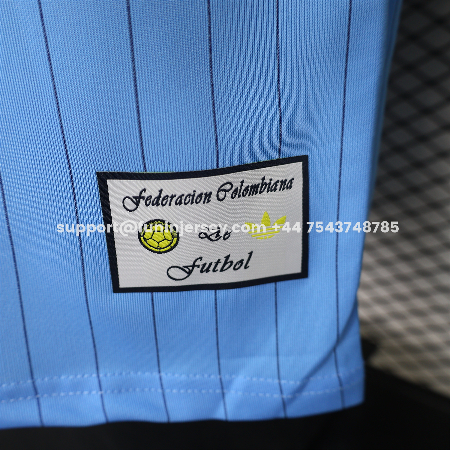 Funinjersey-Colombia 2026 Terrace Icon Retro Casual Style Blue Jersey - Player Version