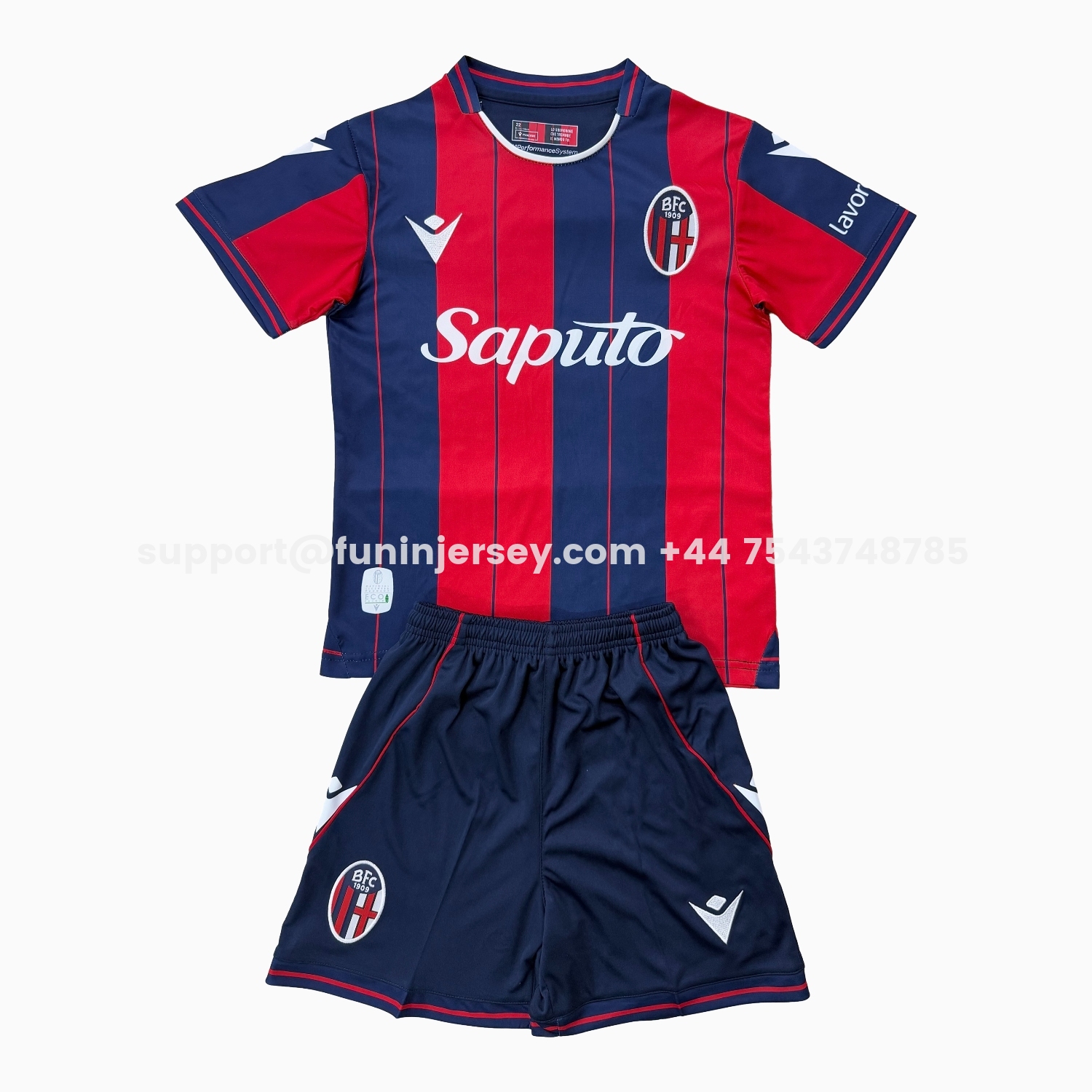 Funinjersey-Bologna 25-26 Home Kids Kit