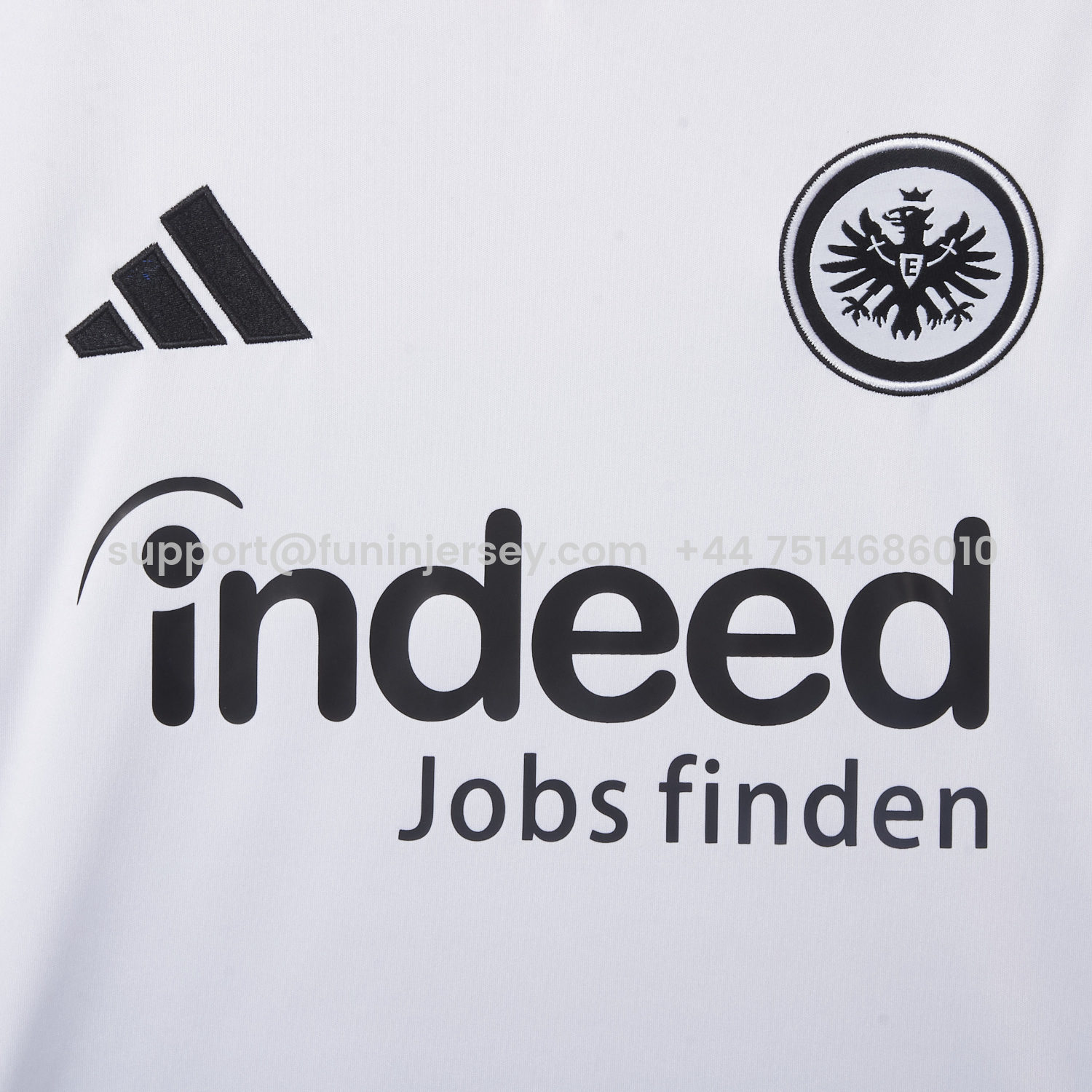 Funinjersey-Frankfurt 25-26 Away White Jersey - Fans Version