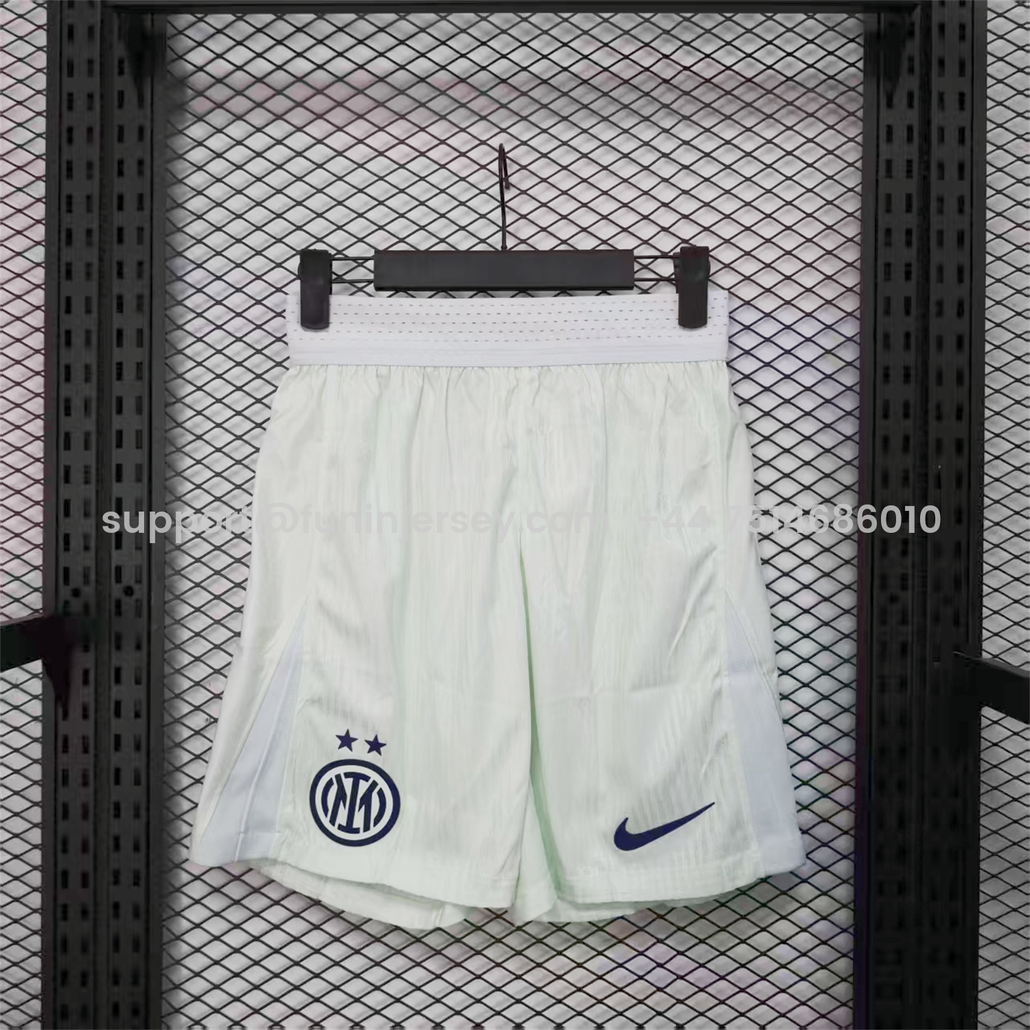 Funinjersey-Inter Milan 25-26 Away White Shorts - Player Version
