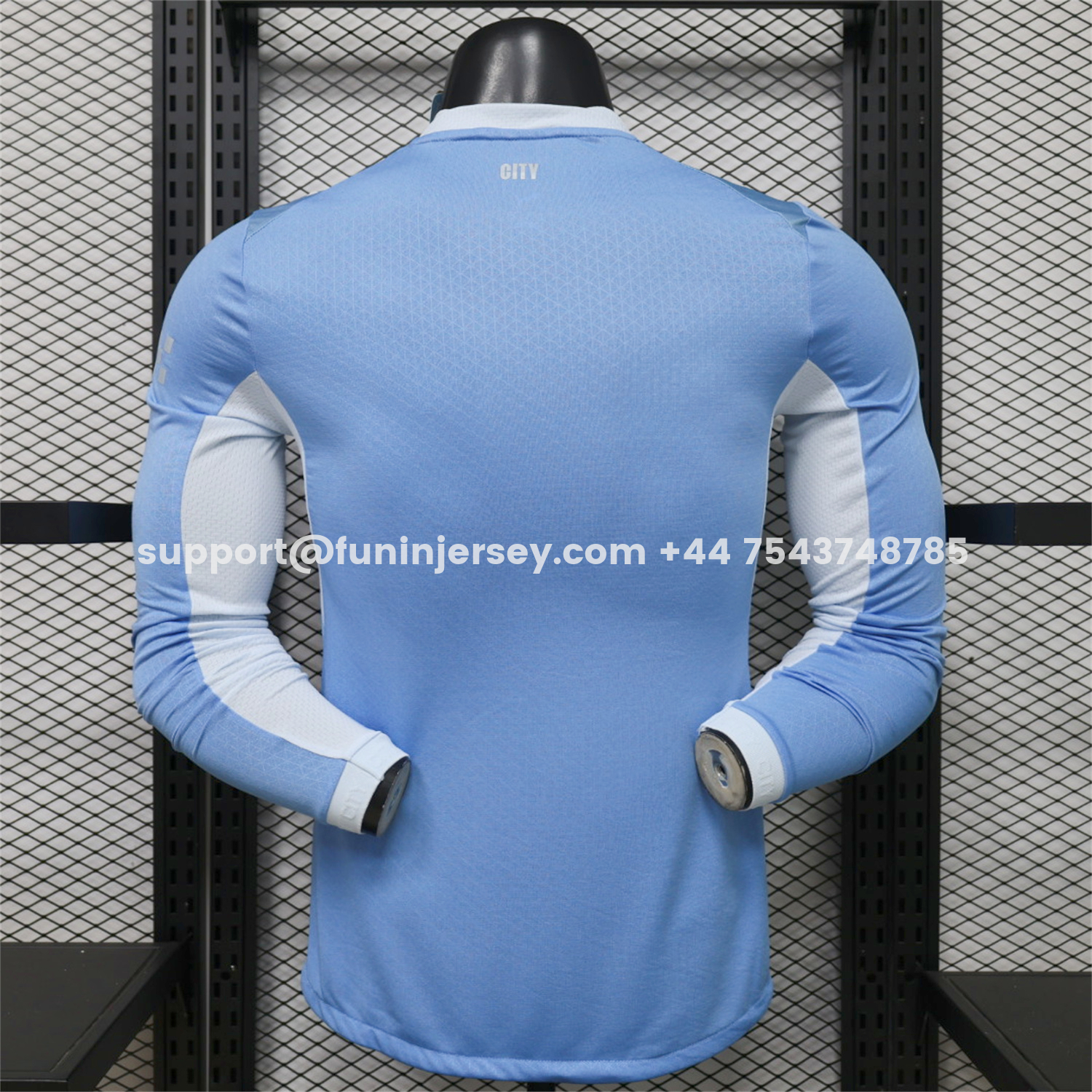 Funinjersey-Manchester City 26-27 Home Long Sleeves Jersey - Player Version