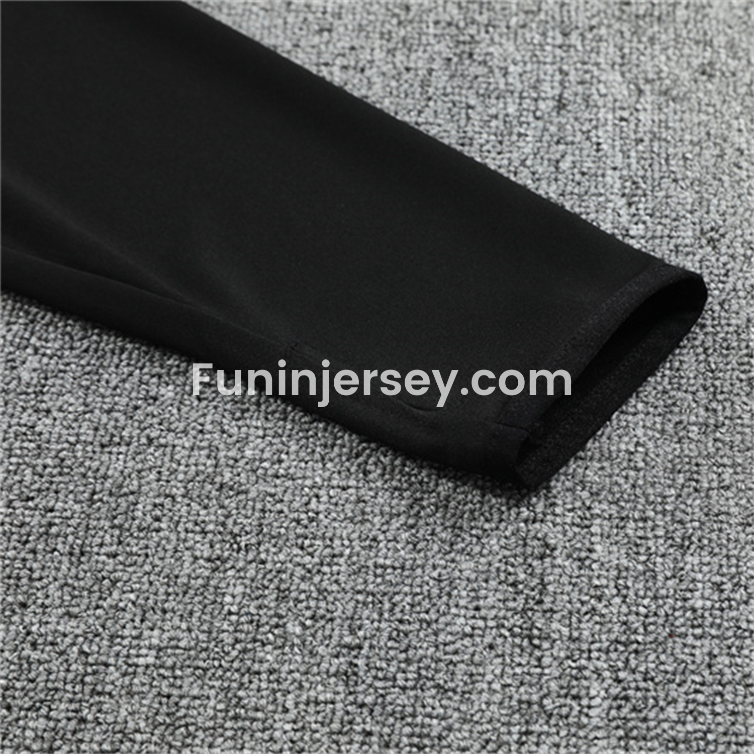 Funinjersey-Manchester United 25-26 Kid Long Sleeves Training Set - Black Top & Black Pants