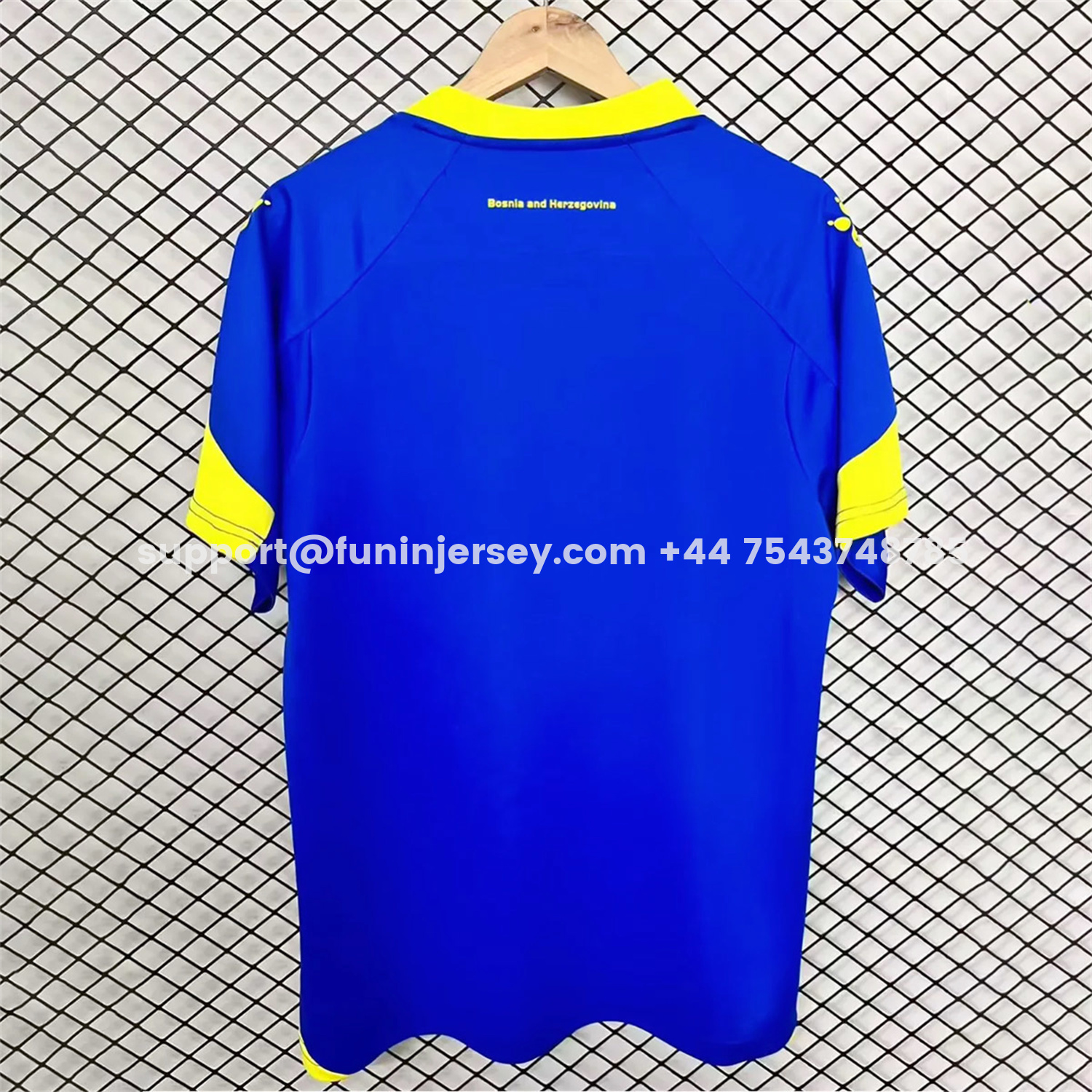 Funinjersey-Bosnia and Herzegovina 2025 Home Jersey - Fans Version