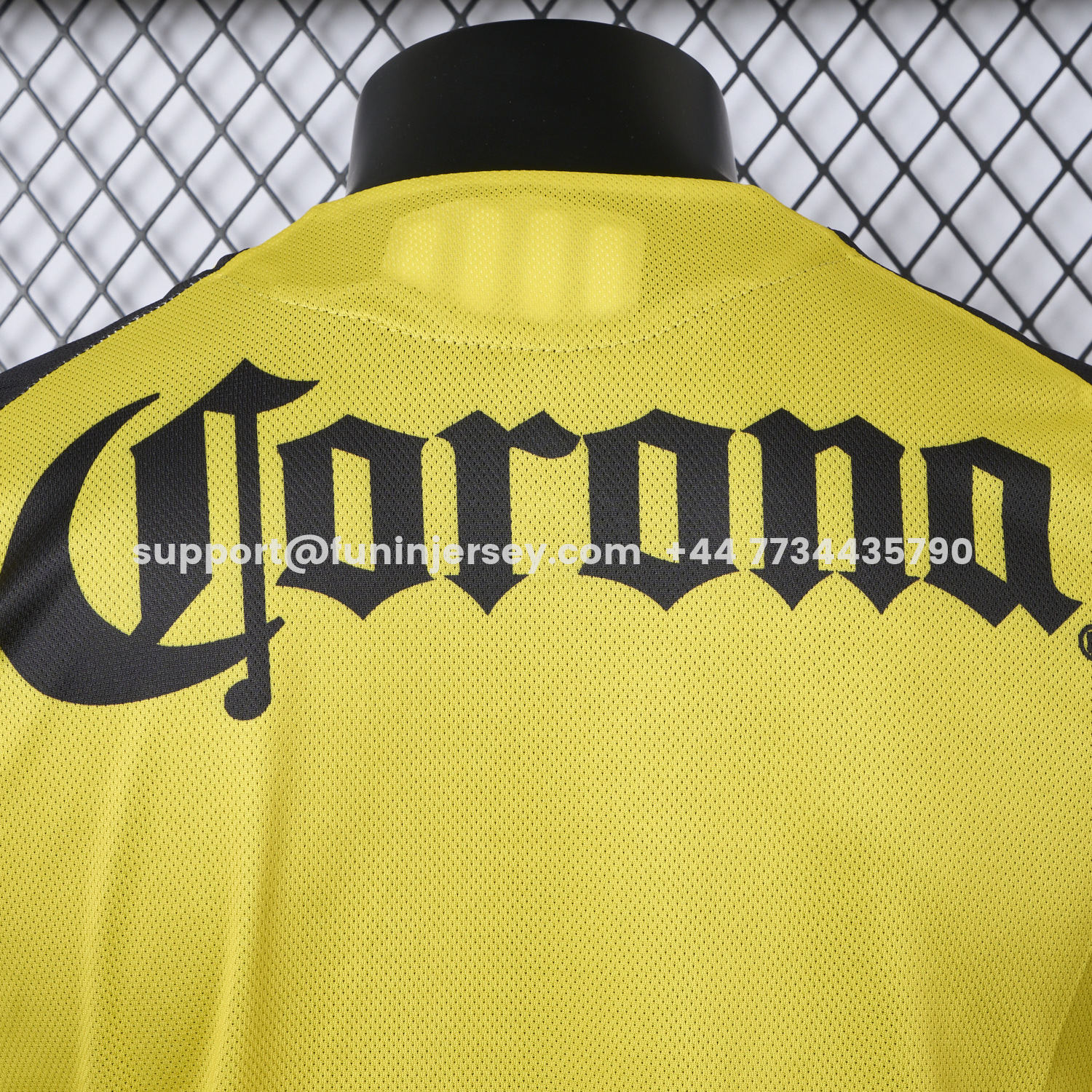 Funinjersey-【Pink Font】Club América 25-26 Home Yellow Jersey - Player Version