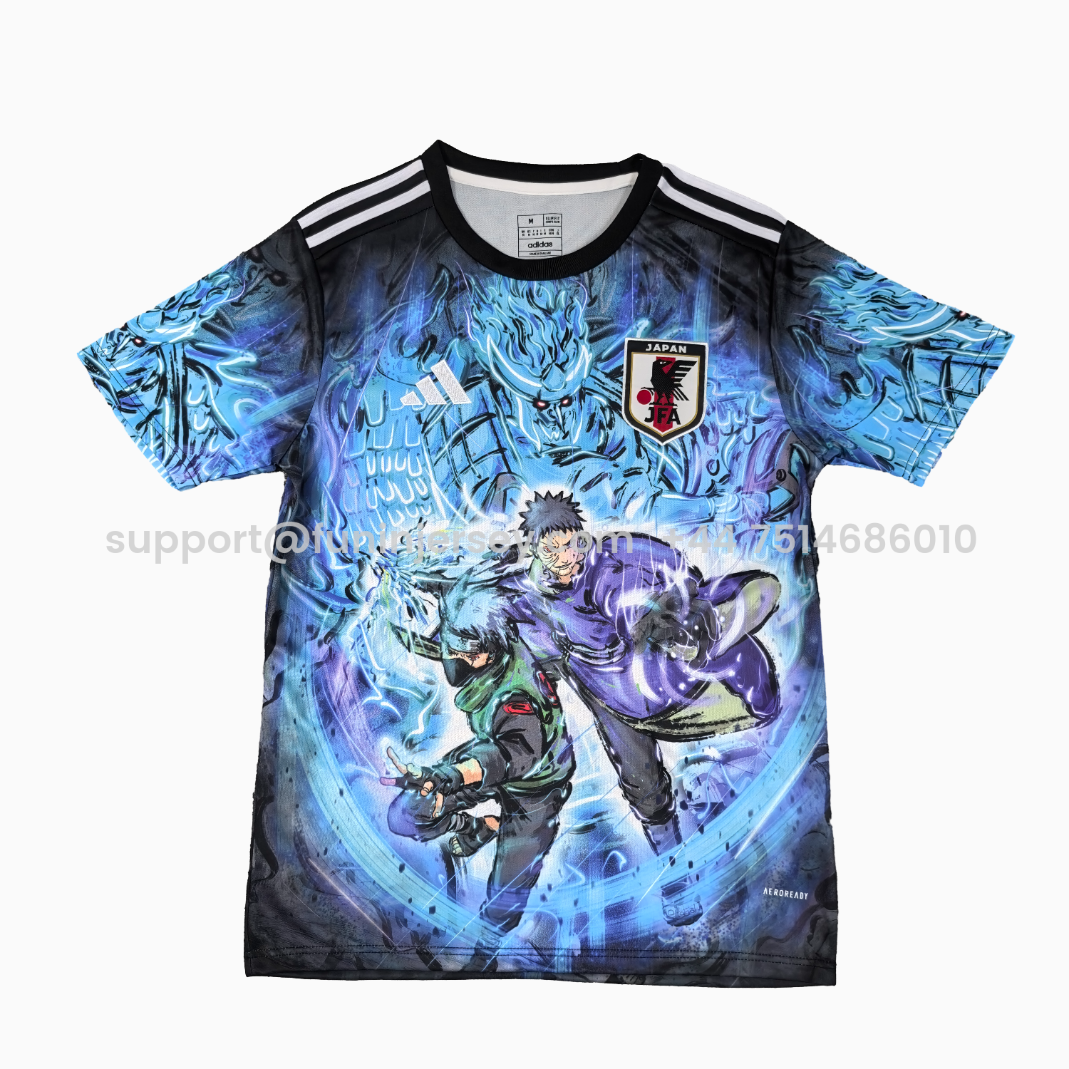 Funinjersey-Japan 25-26 Uchiha Obito and Kakashi Susanoo Jersey - Fans Version