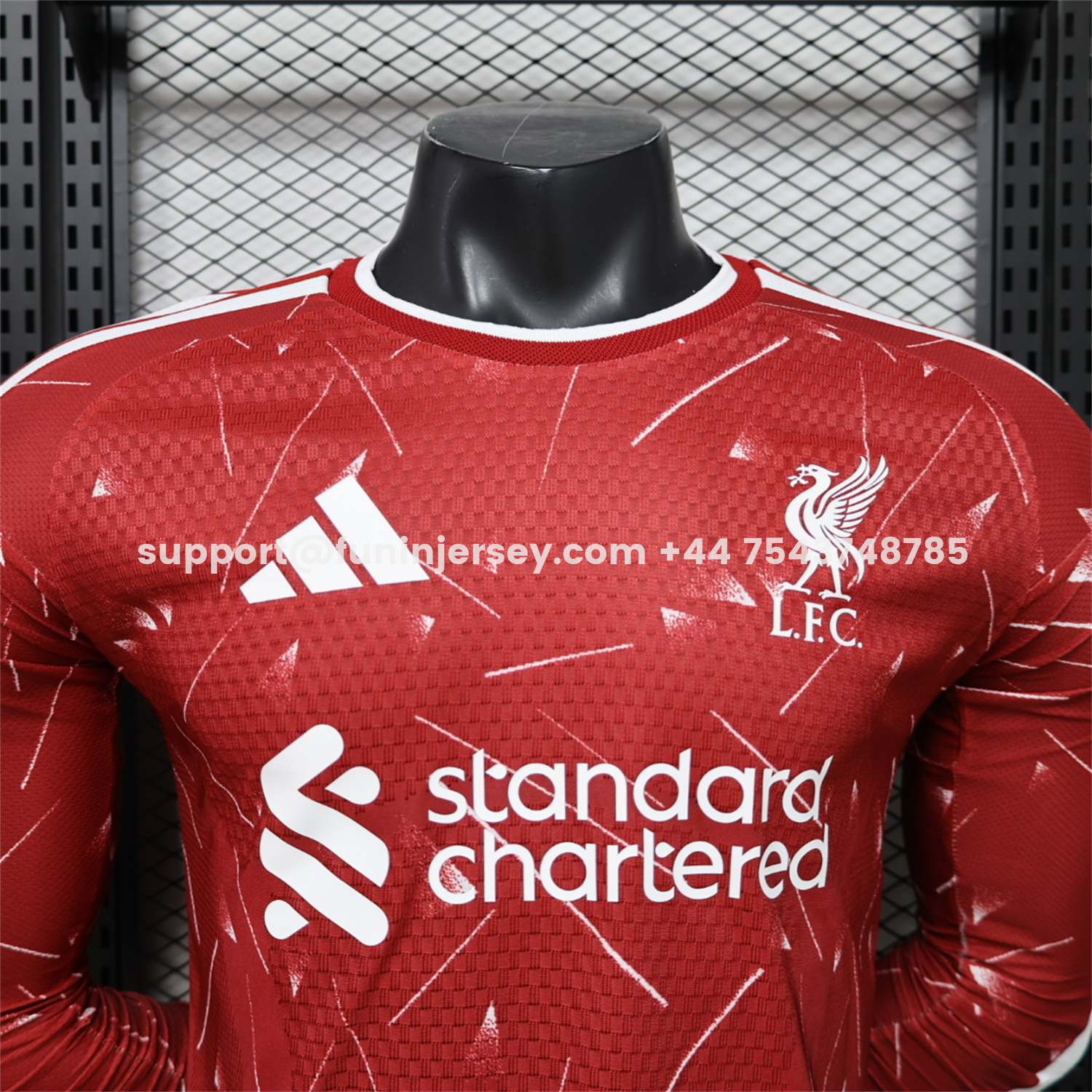 Funinjersey-Liver.pool 26-27 Home Long Sleeves Jersey - Player Version